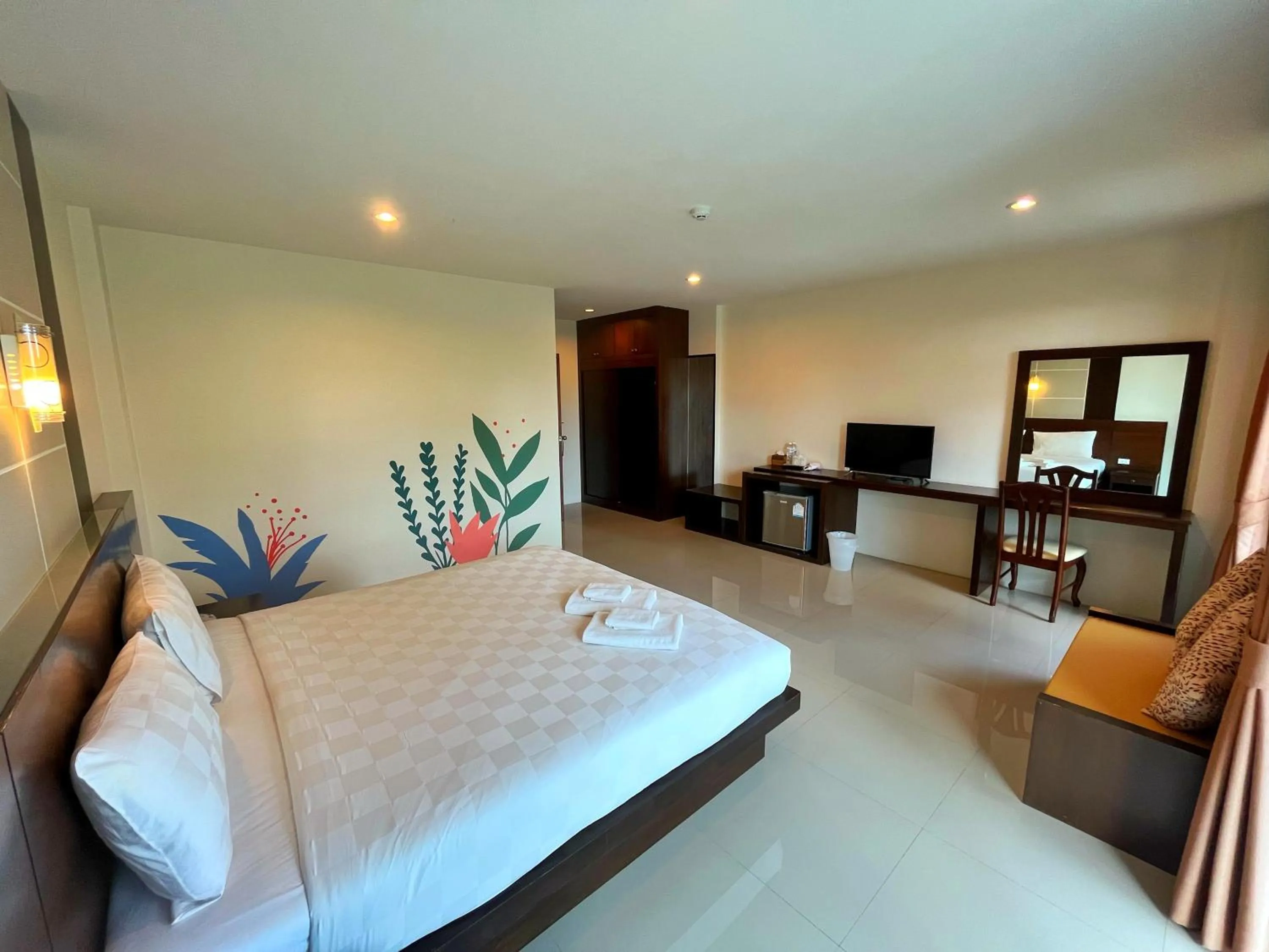 Bed in Peak Boutique City Hotel Krabi