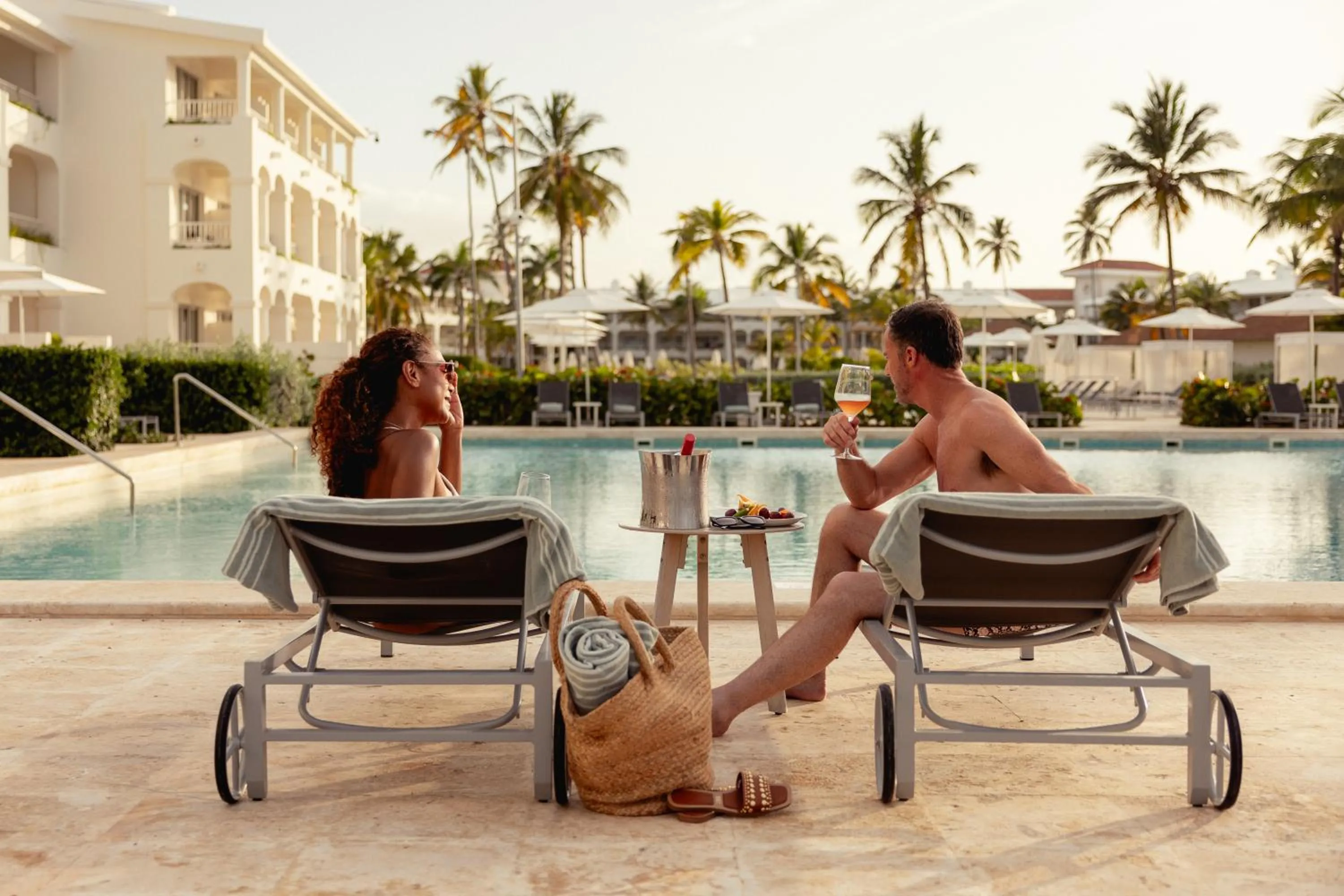 Swimming pool in Paradisus Palma Real Golf & Spa Resort All Inclusive