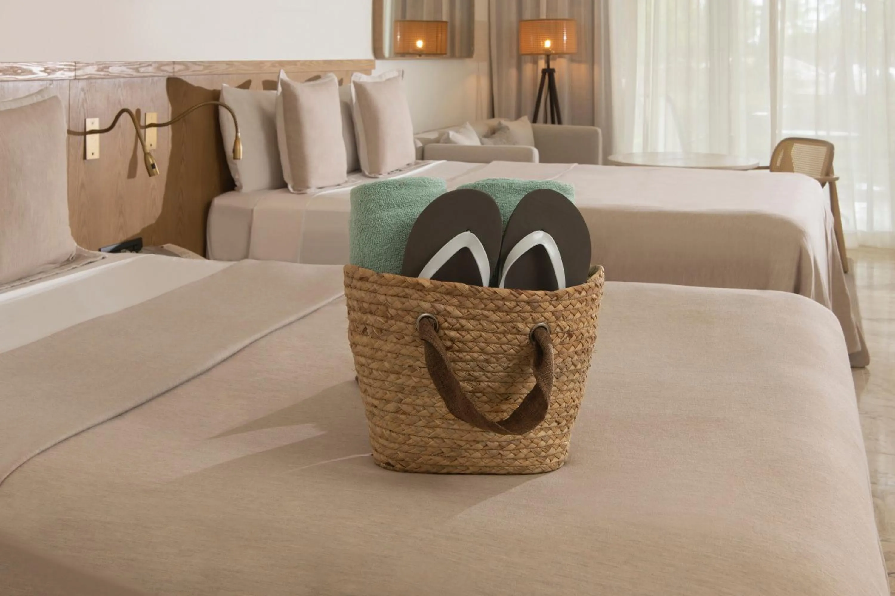 Bed in Paradisus Palma Real Golf & Spa Resort All Inclusive