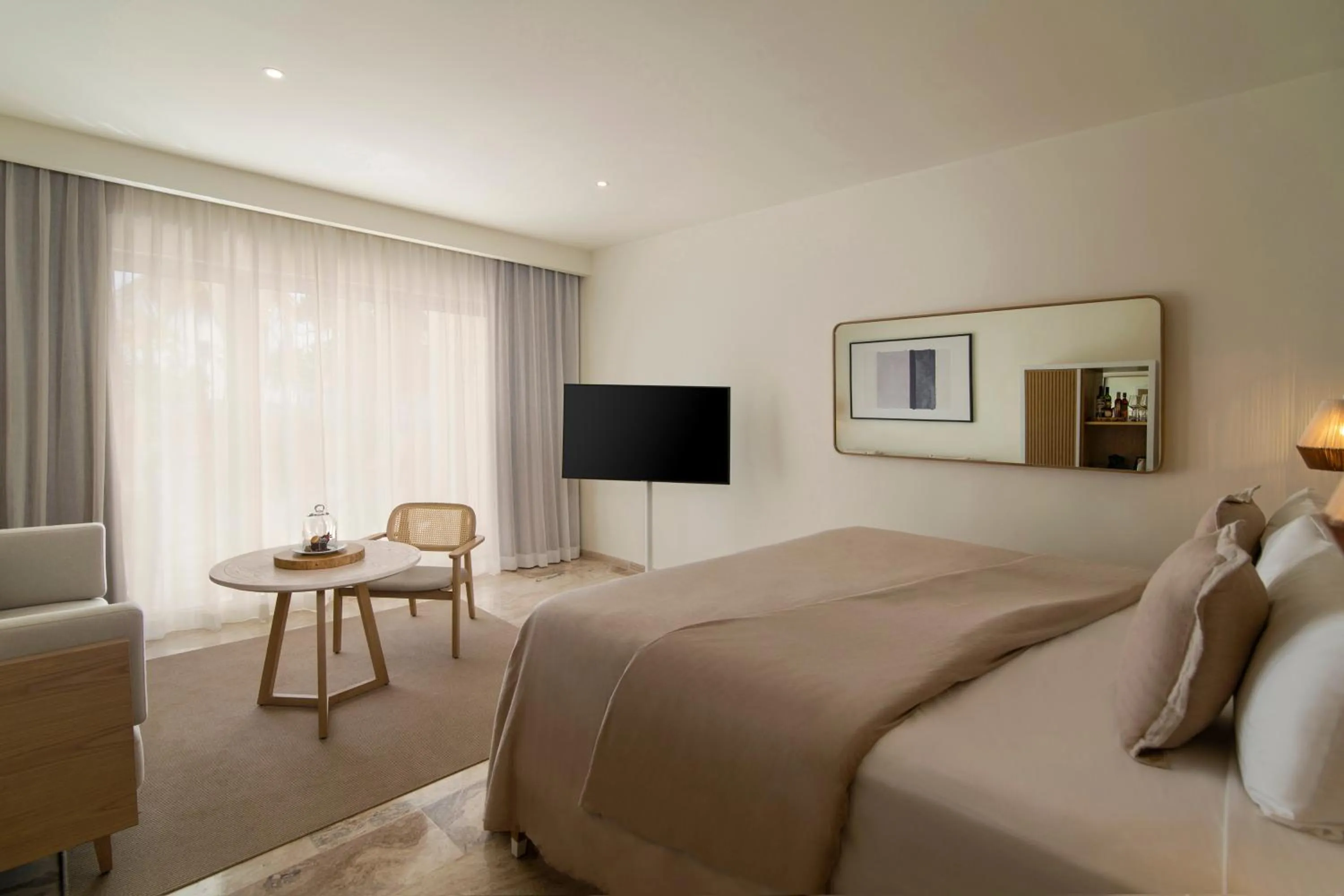 Bed in Paradisus Palma Real Golf & Spa Resort All Inclusive