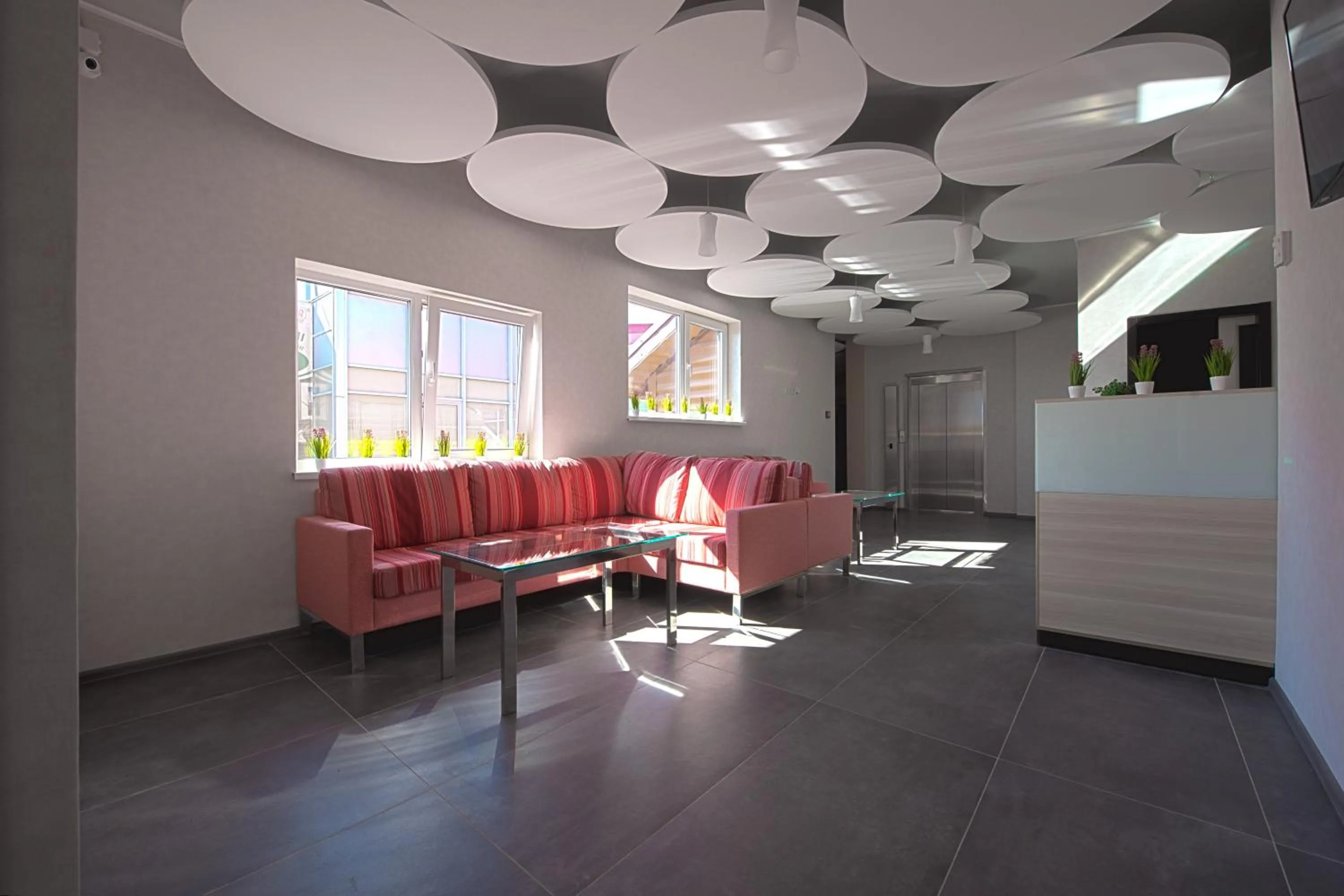 Lobby or reception in Advenus Hotel