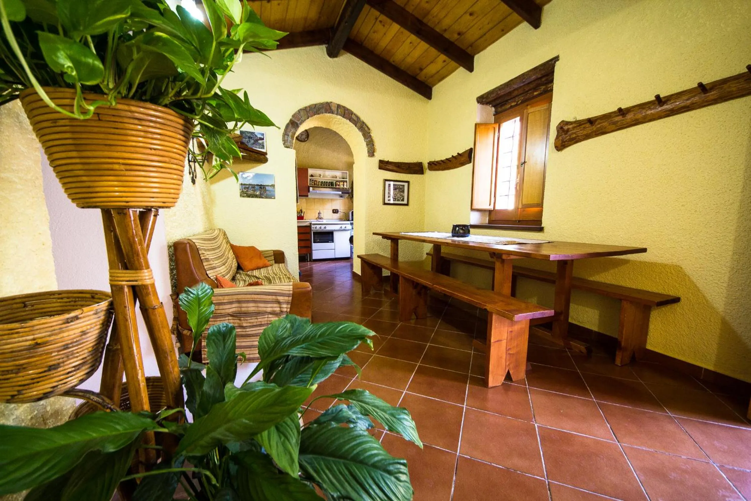 Communal lounge/ TV room in B&B I Menhir