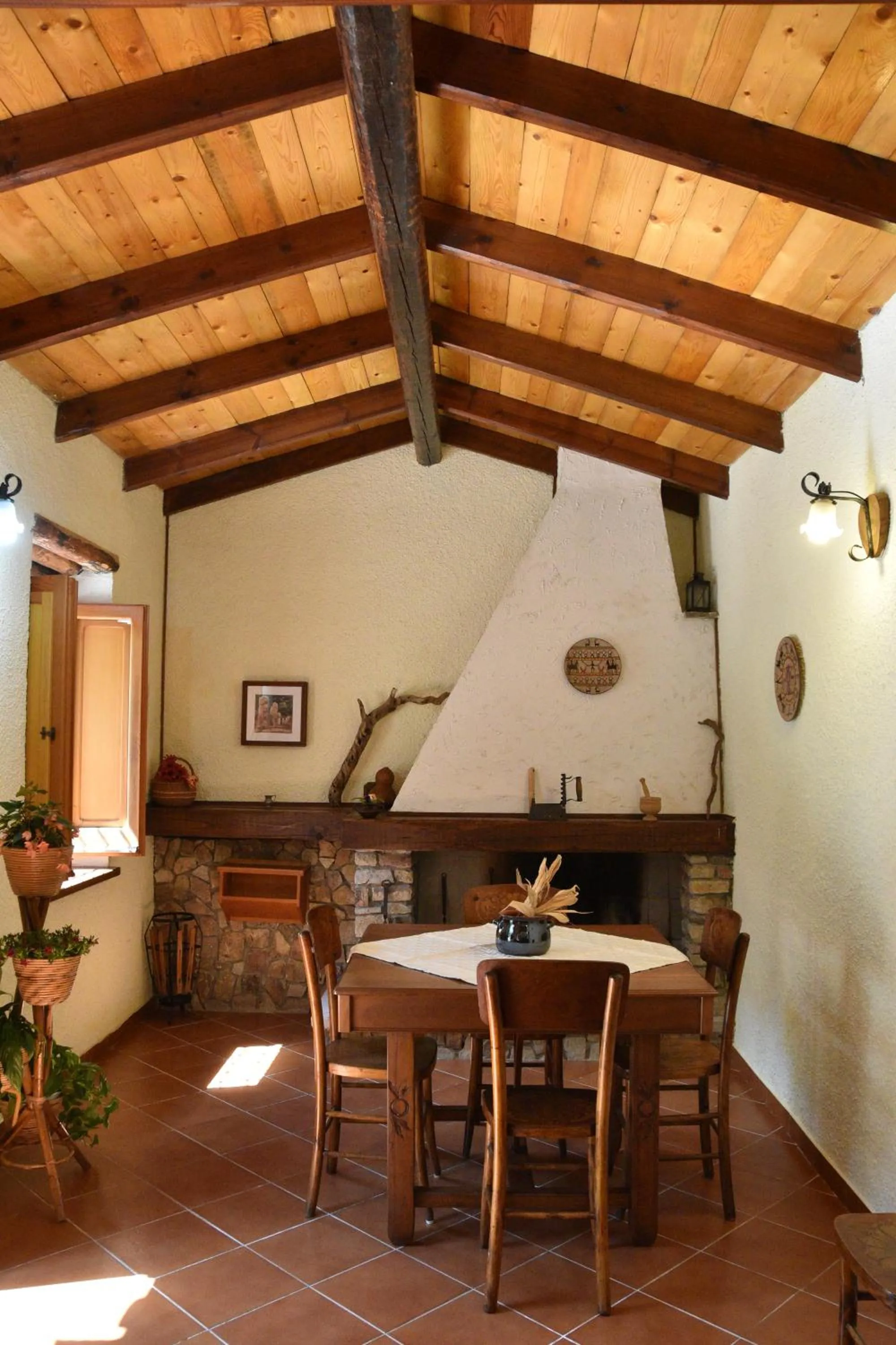 Communal lounge/ TV room in B&B I Menhir