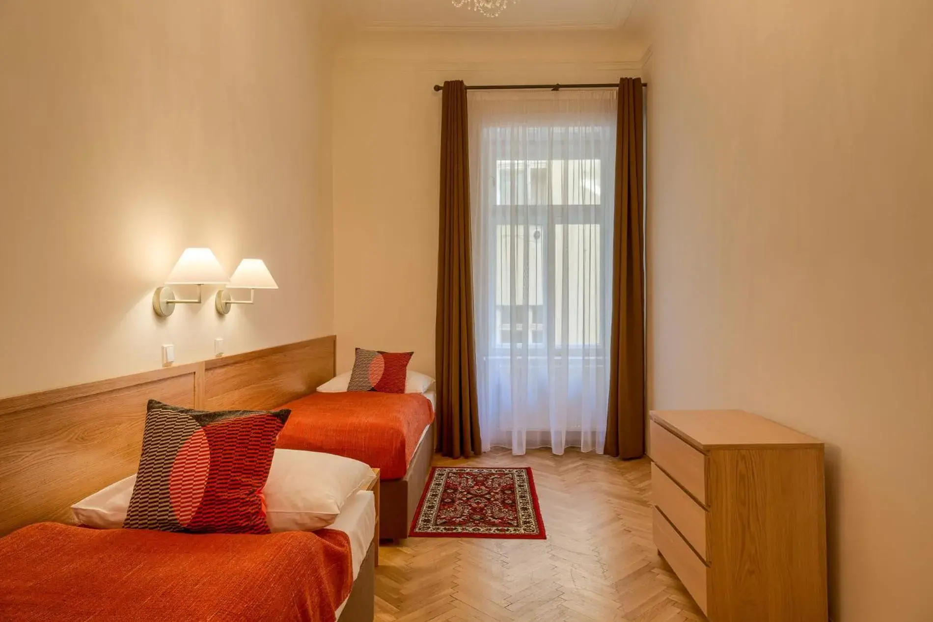 Bedroom, Bed in Apartments 39 Wenceslas Square Bedroom, Bed in Apartments 39 Wenceslas Square