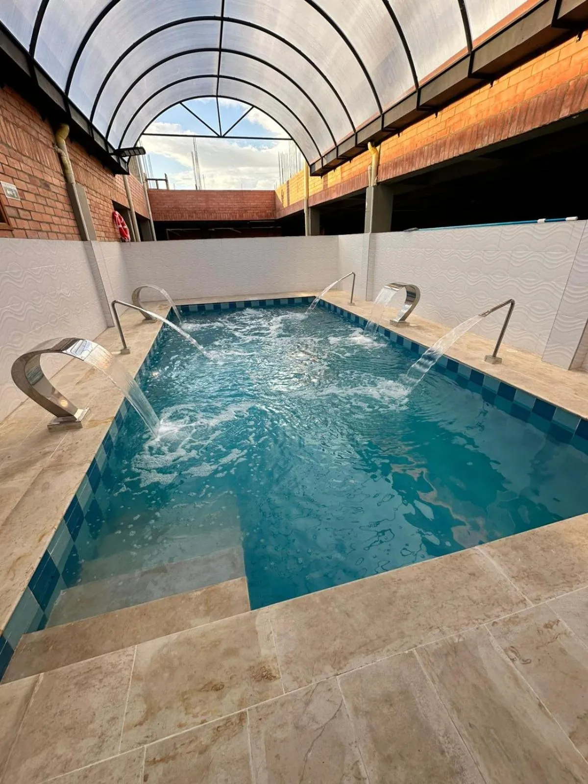Swimming pool in HOTEL SPA Villasaurio