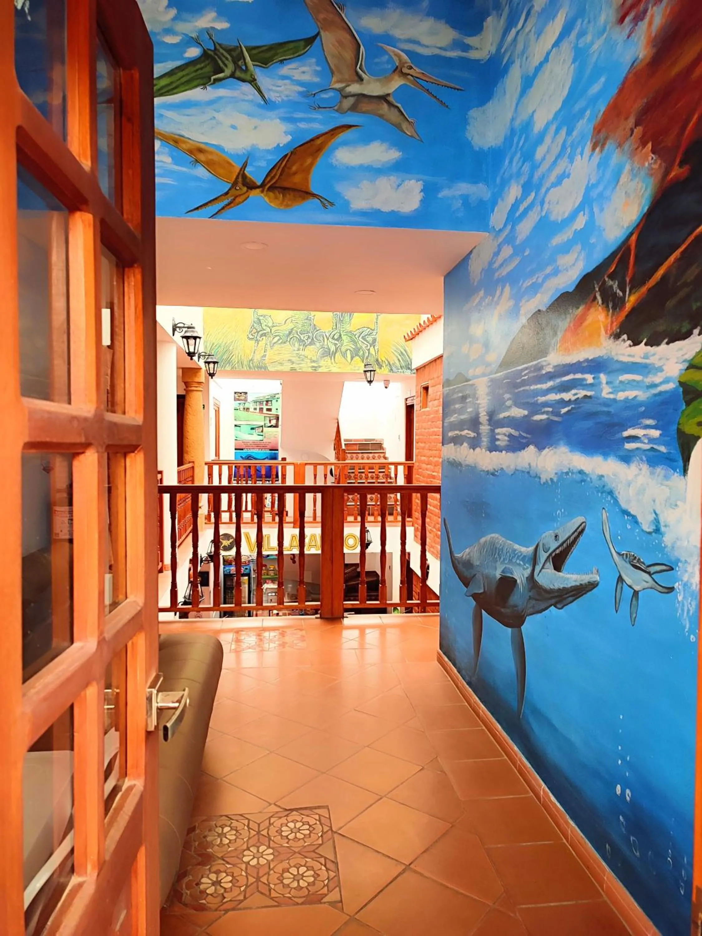 Balcony/Terrace in HOTEL SPA Villasaurio