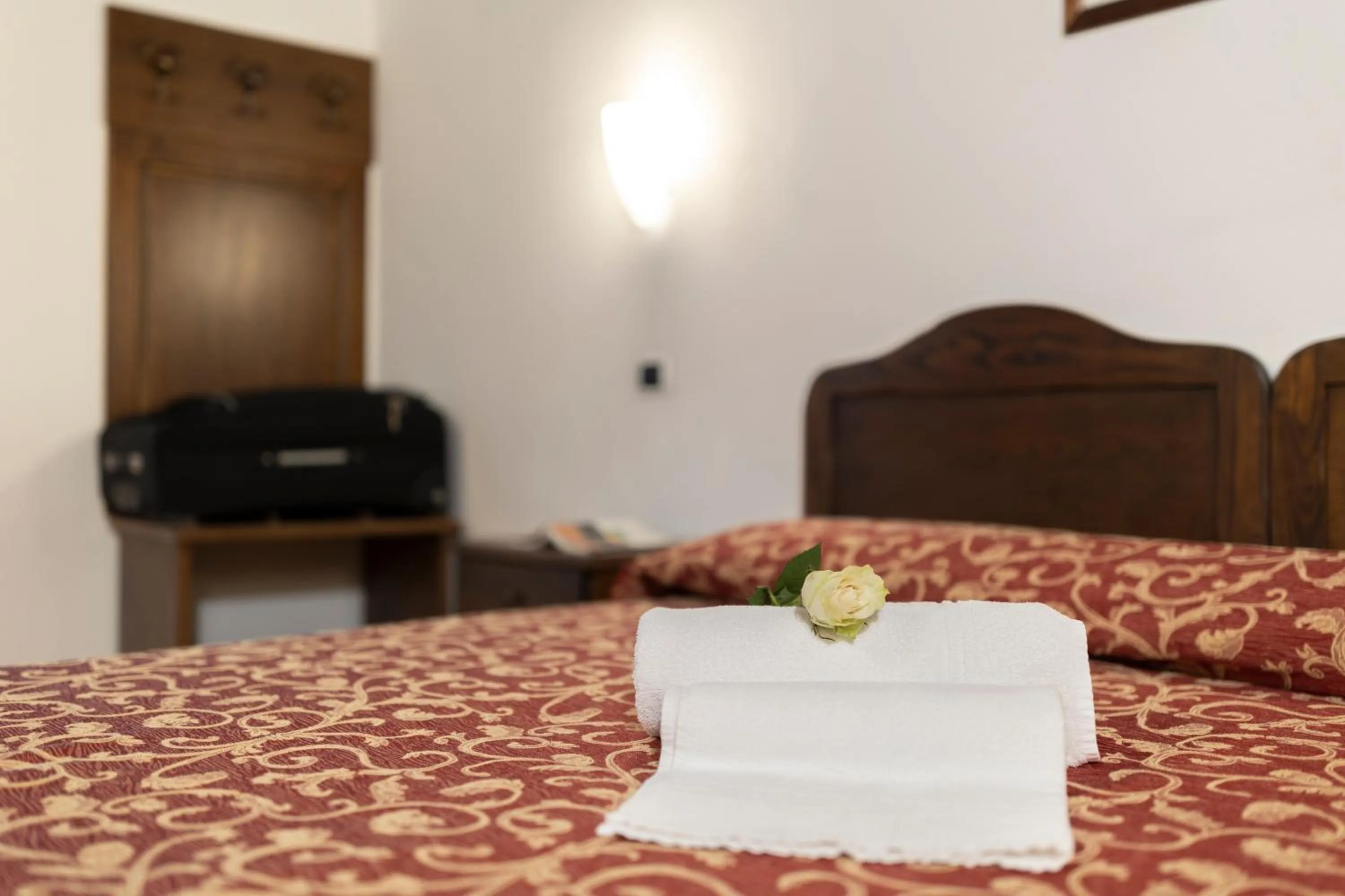 Bed in Hotel La Pace