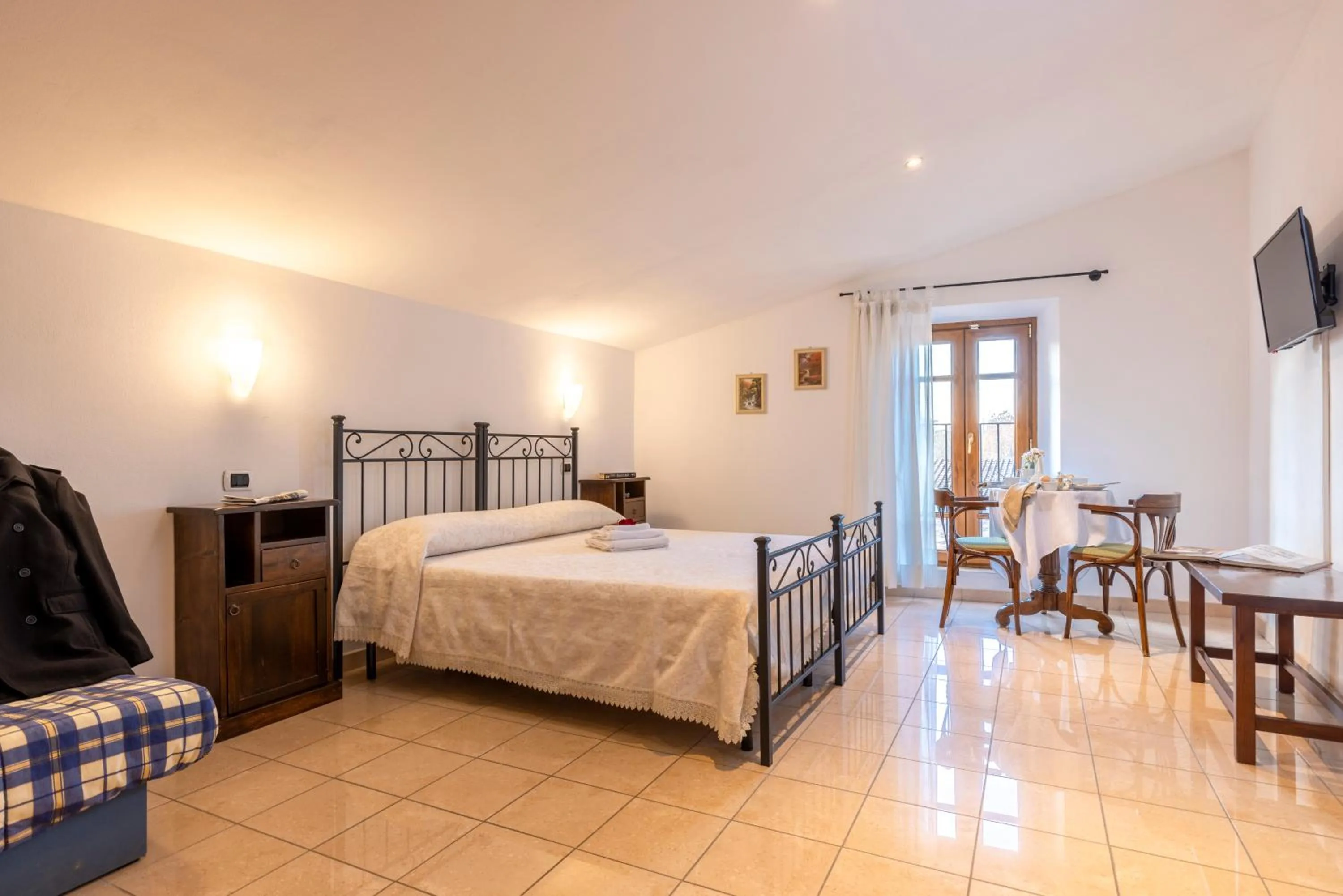 Bed in Hotel La Pace