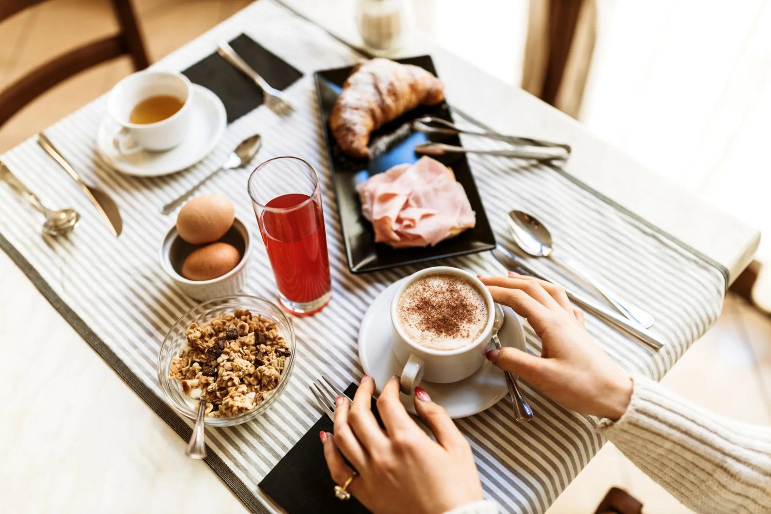 Food and drinks in Hotel La Pace