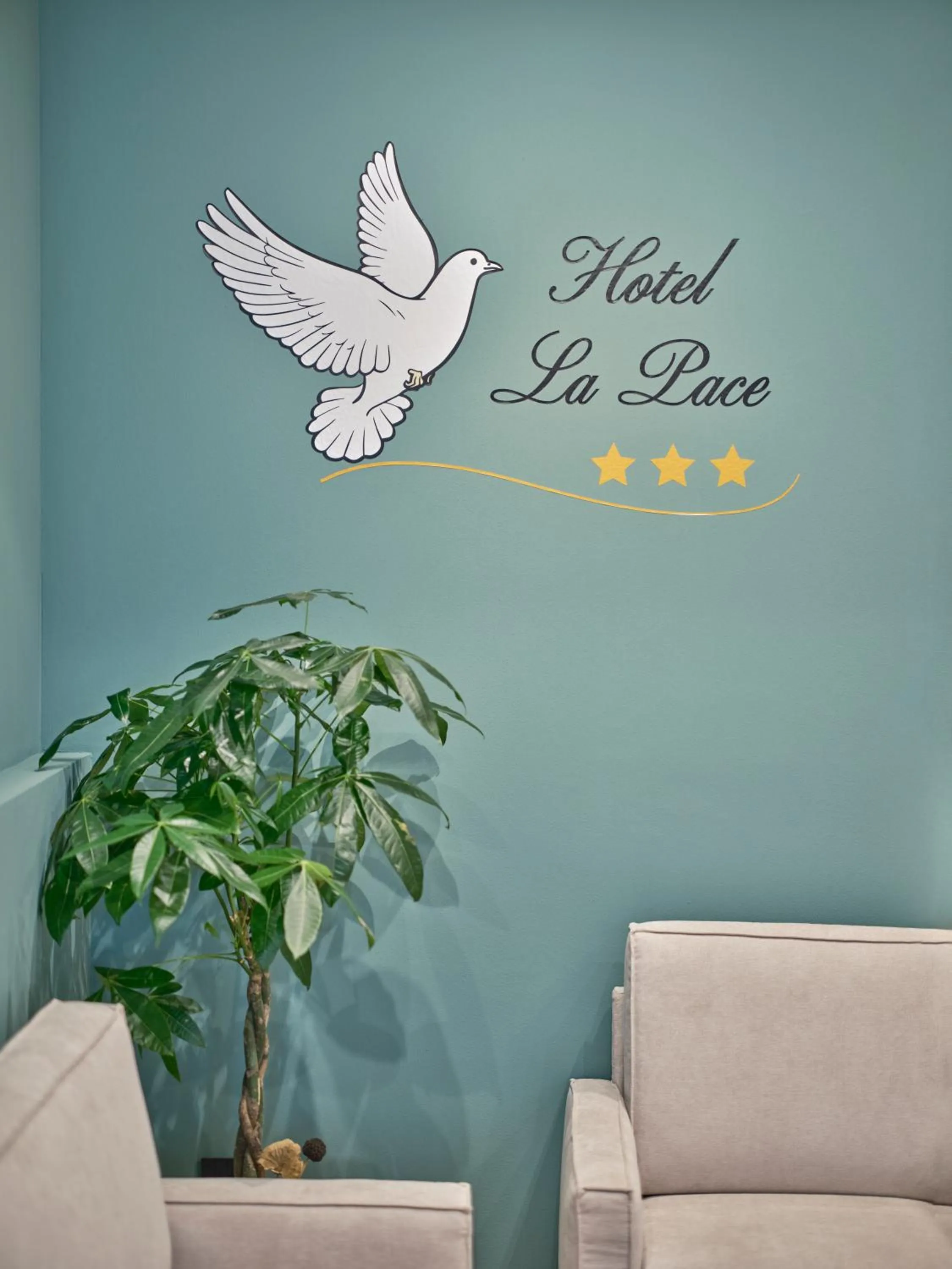 Lobby or reception in Hotel La Pace