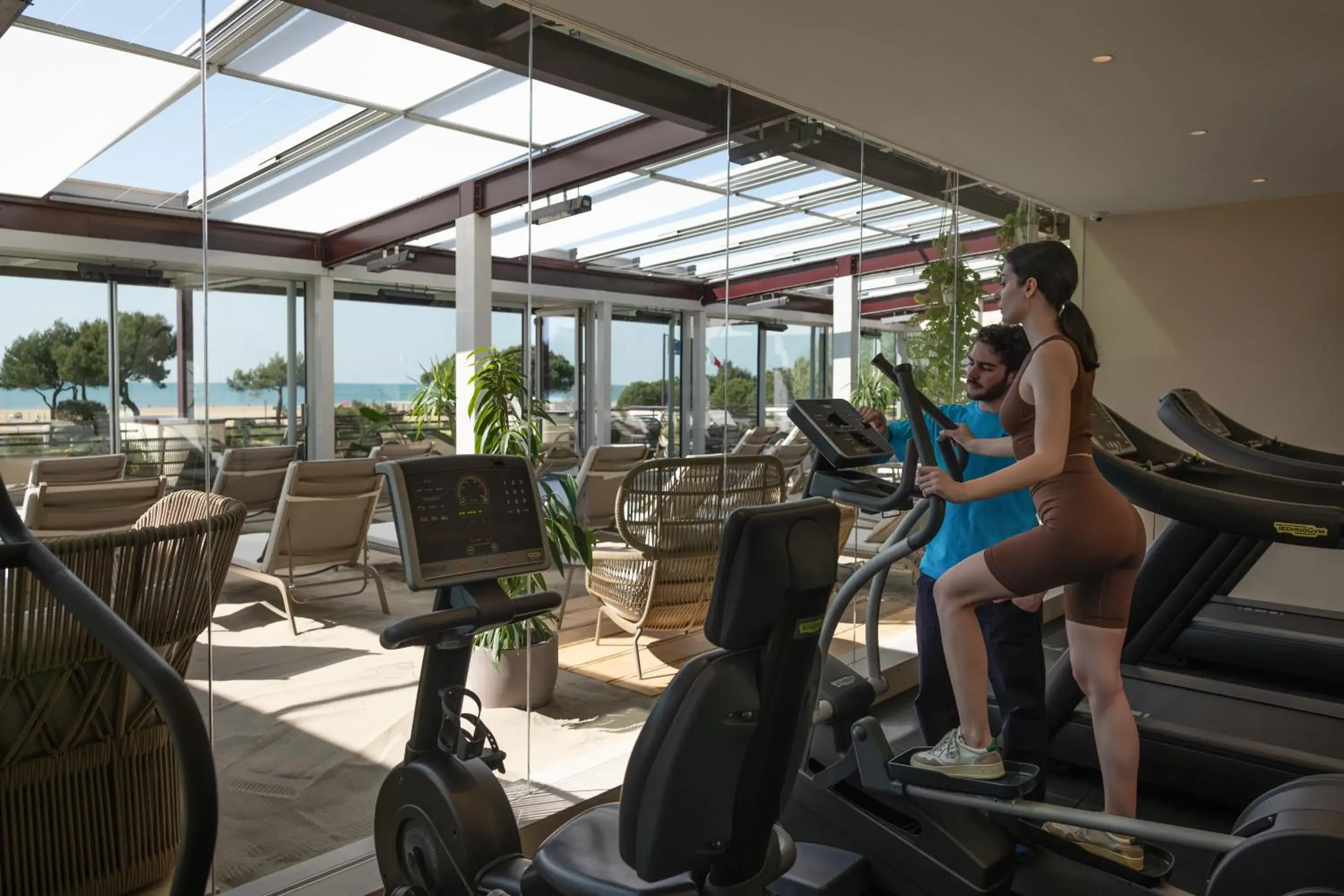 Fitness centre/facilities in Savoy Beach Hotel & Thermal Spa Fitness centre/facilities in Savoy Beach Hotel & Thermal Spa
