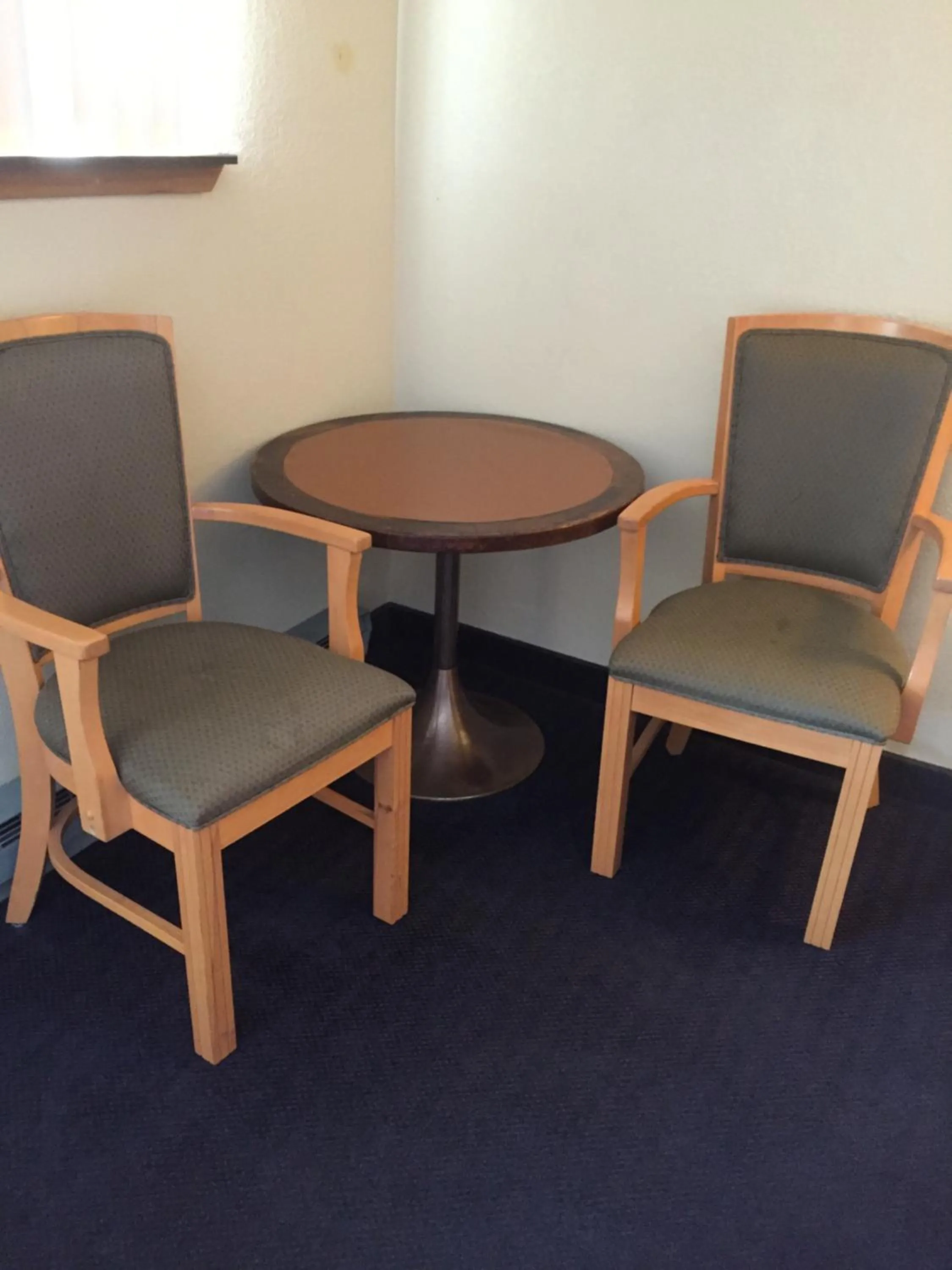 Seating area in West Motel