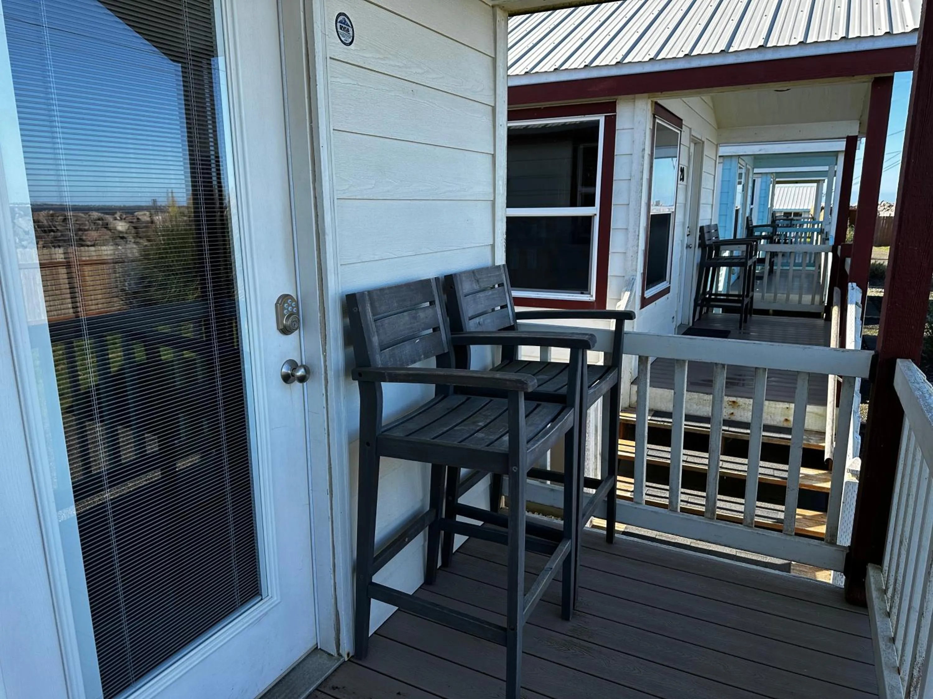Balcony/Terrace in Westport Marina Cottages