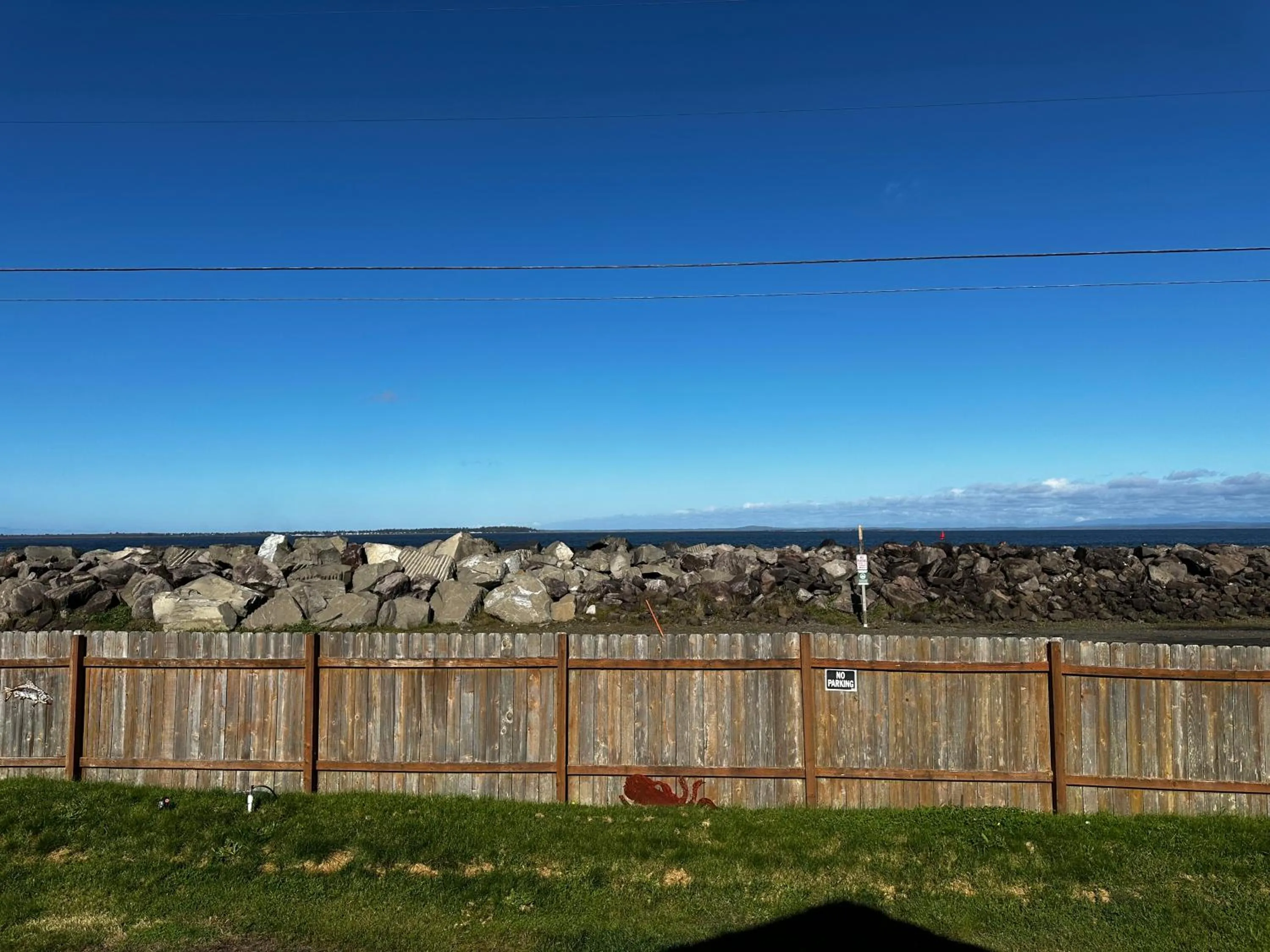 Sea view in Westport Marina Cottages