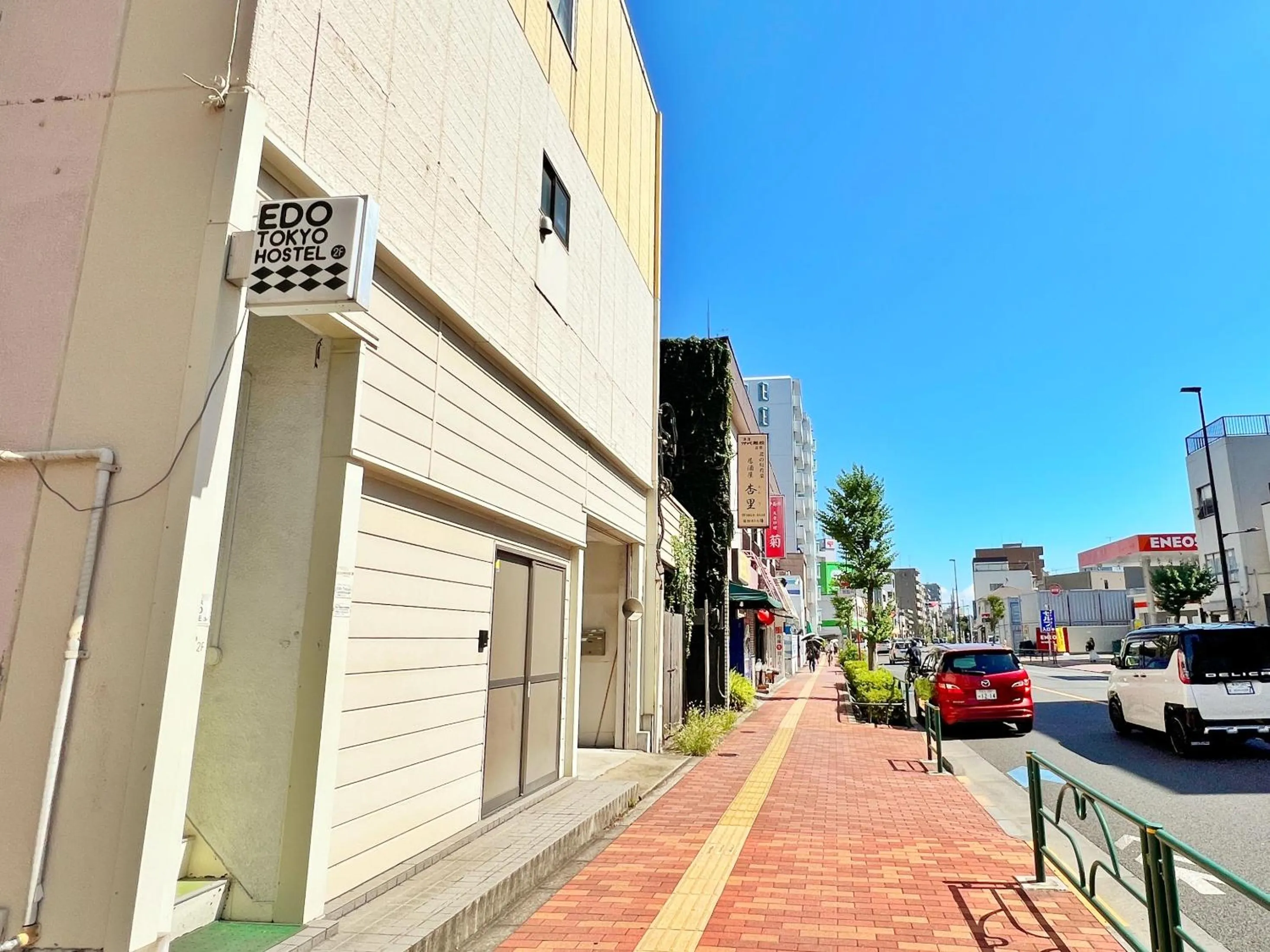 Property building in Edo Tokyo Hostel