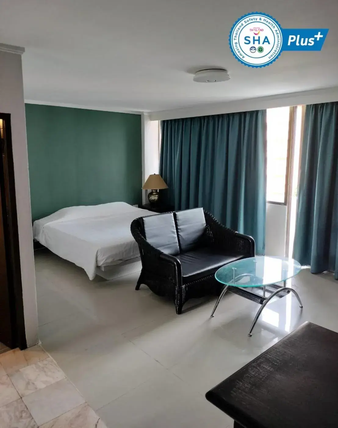 Bed in Jomtien Longstay Hotel - SHA Plus Certified Bed in Jomtien Longstay Hotel - SHA Plus Certified