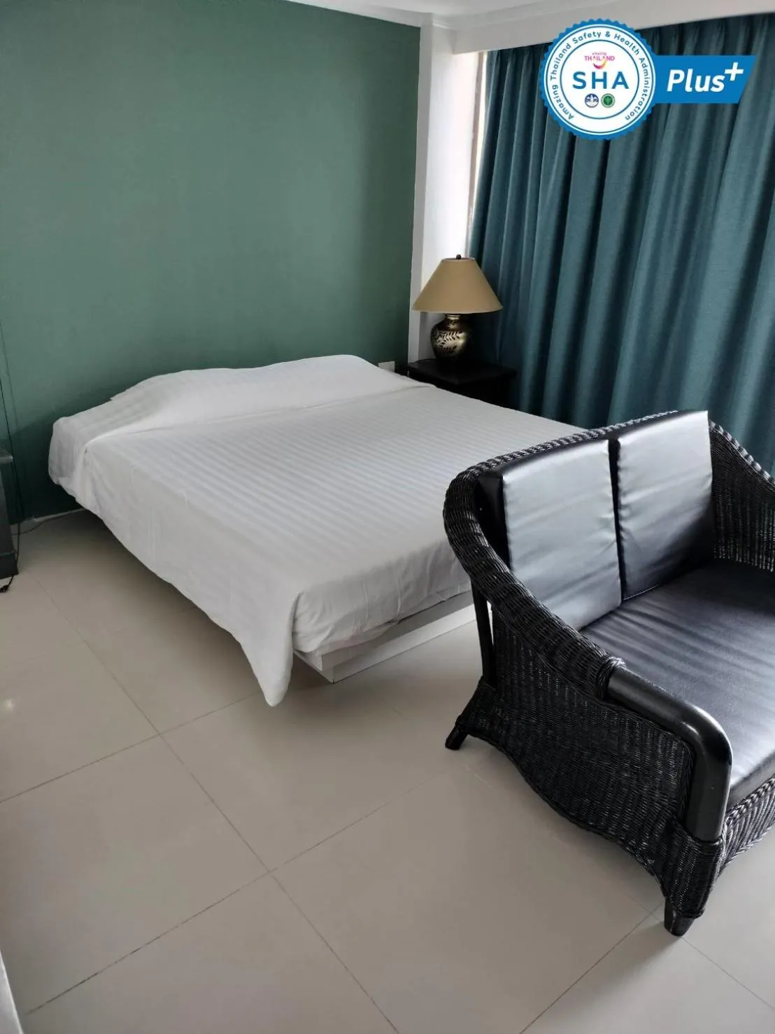 Bed in Jomtien Longstay Hotel - SHA Plus Certified