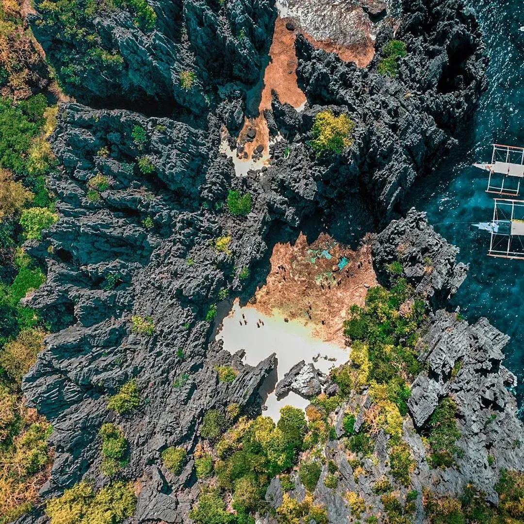 Bird's eye view in Villa Israel Ecopark El Nido Bird's eye view in Villa Israel Ecopark El Nido