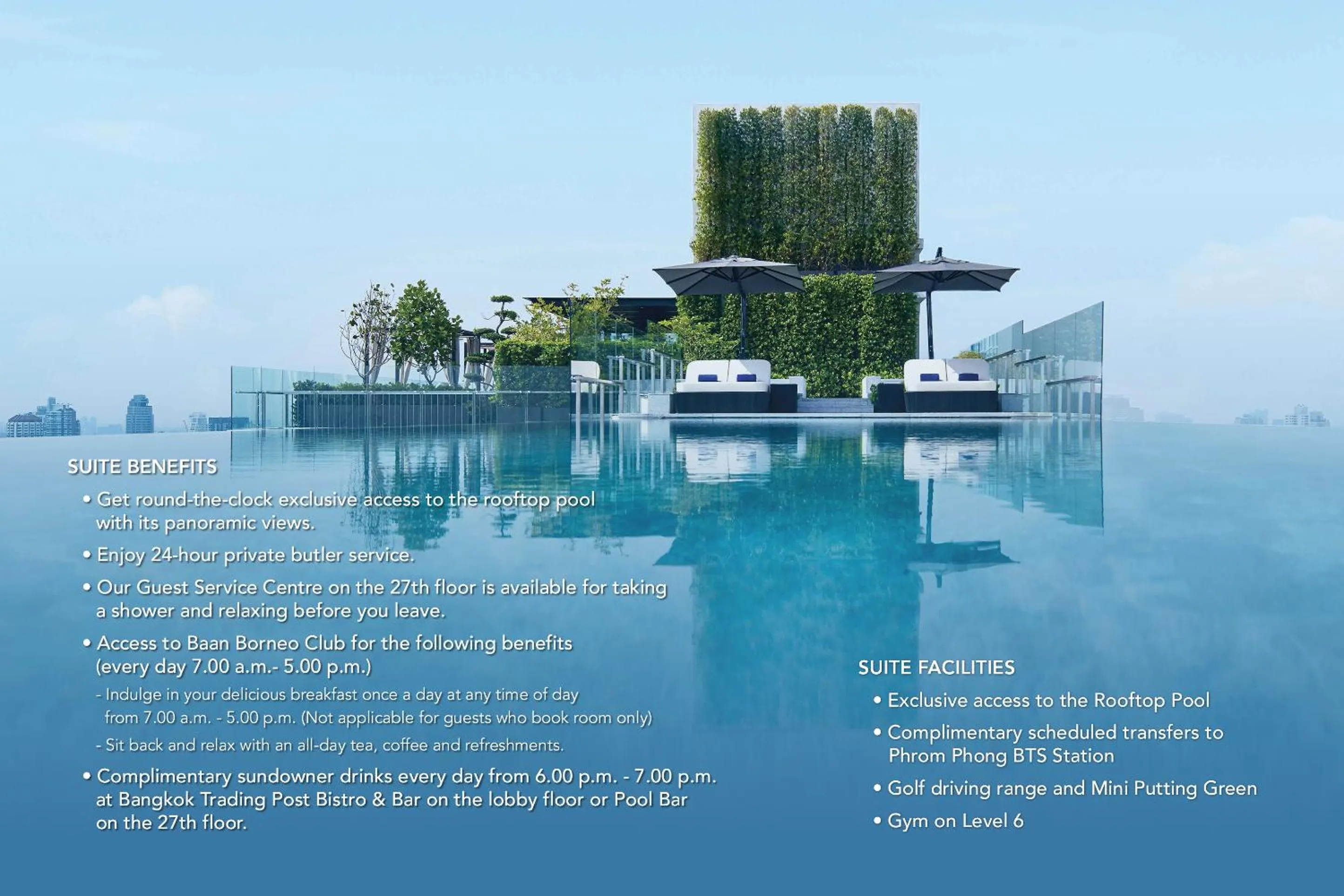 Swimming pool in 137 Pillars Suites Bangkok