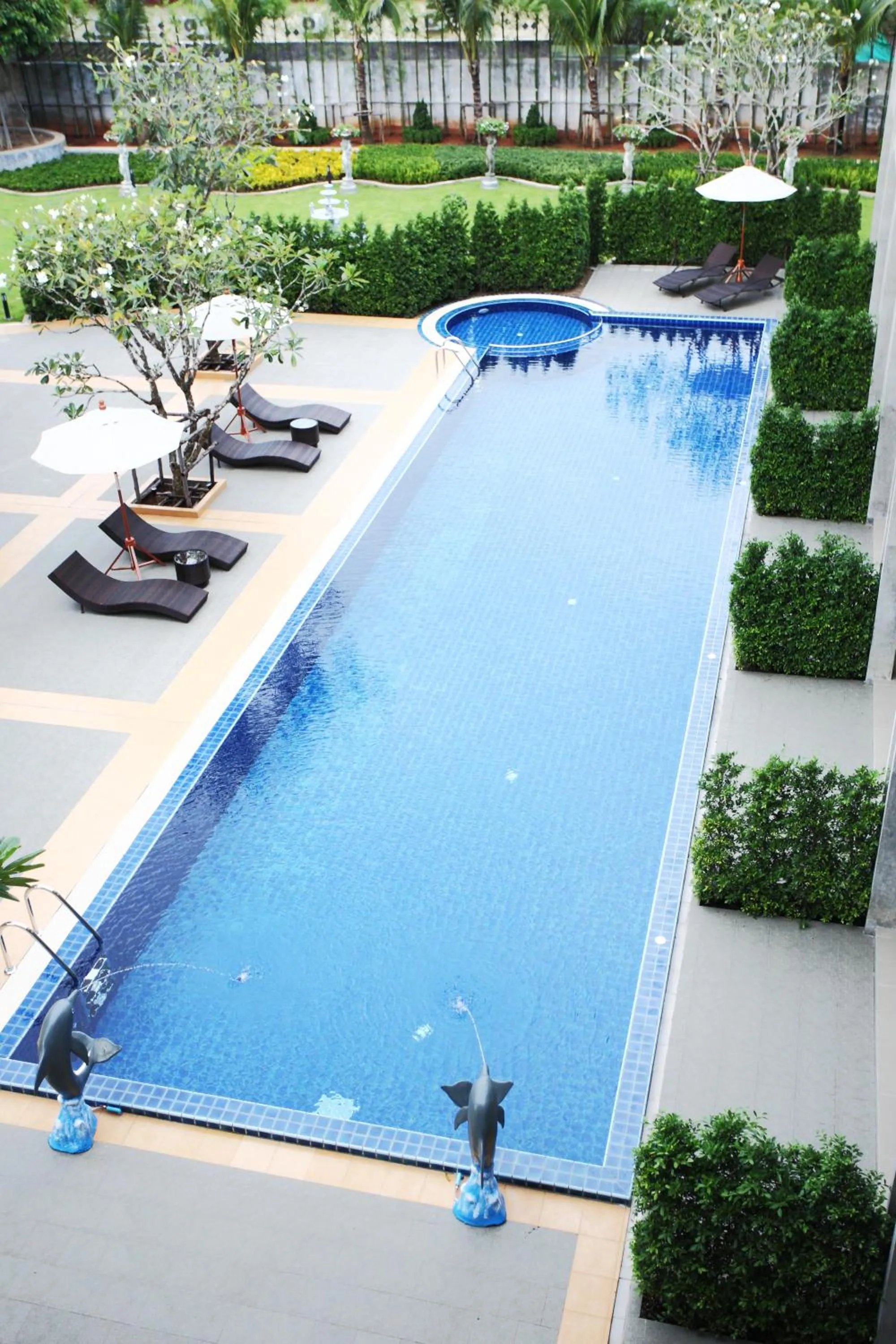 Swimming pool in The Malika Hotel - SHA Extra Plus