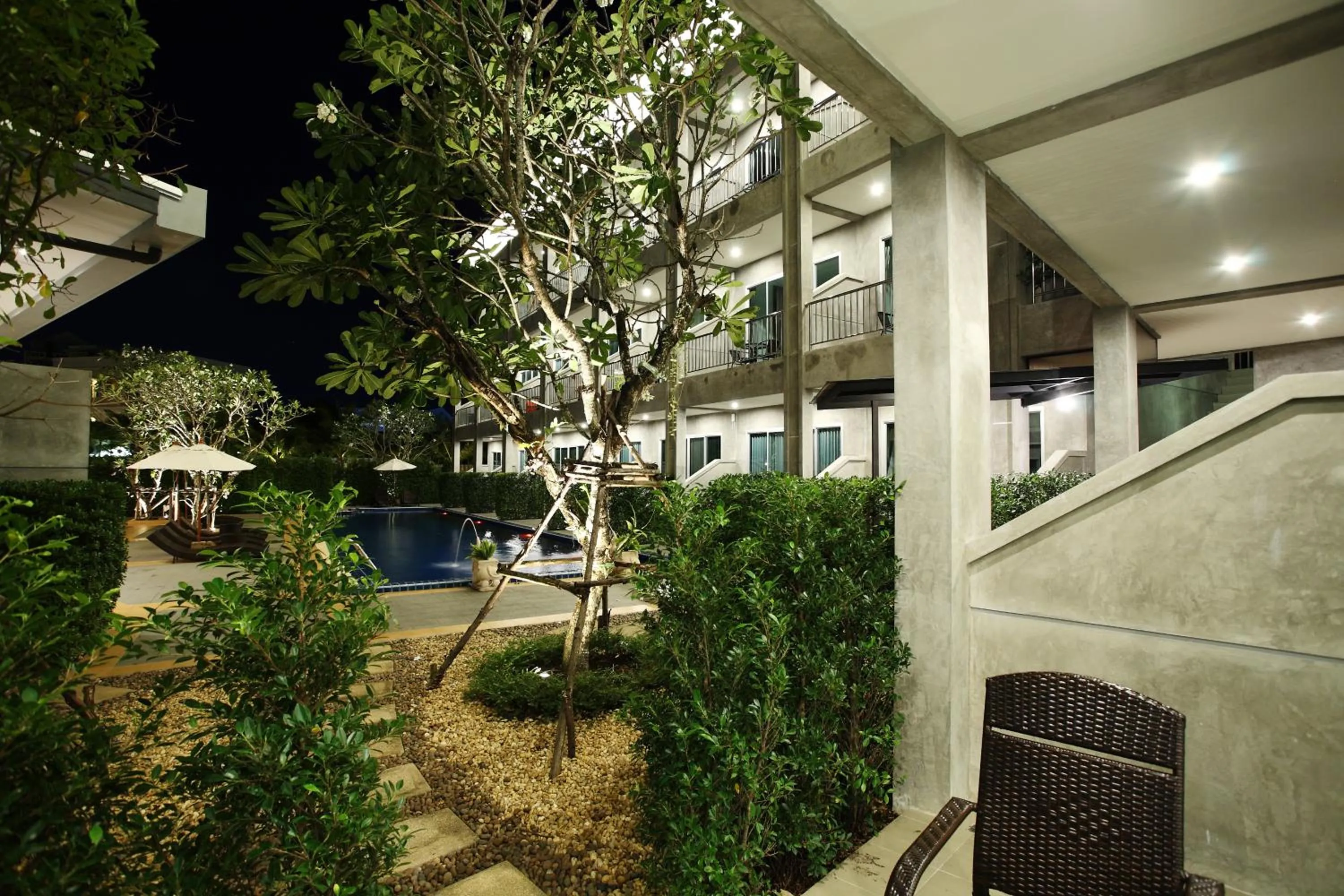 Garden view in The Malika Hotel - SHA Extra Plus