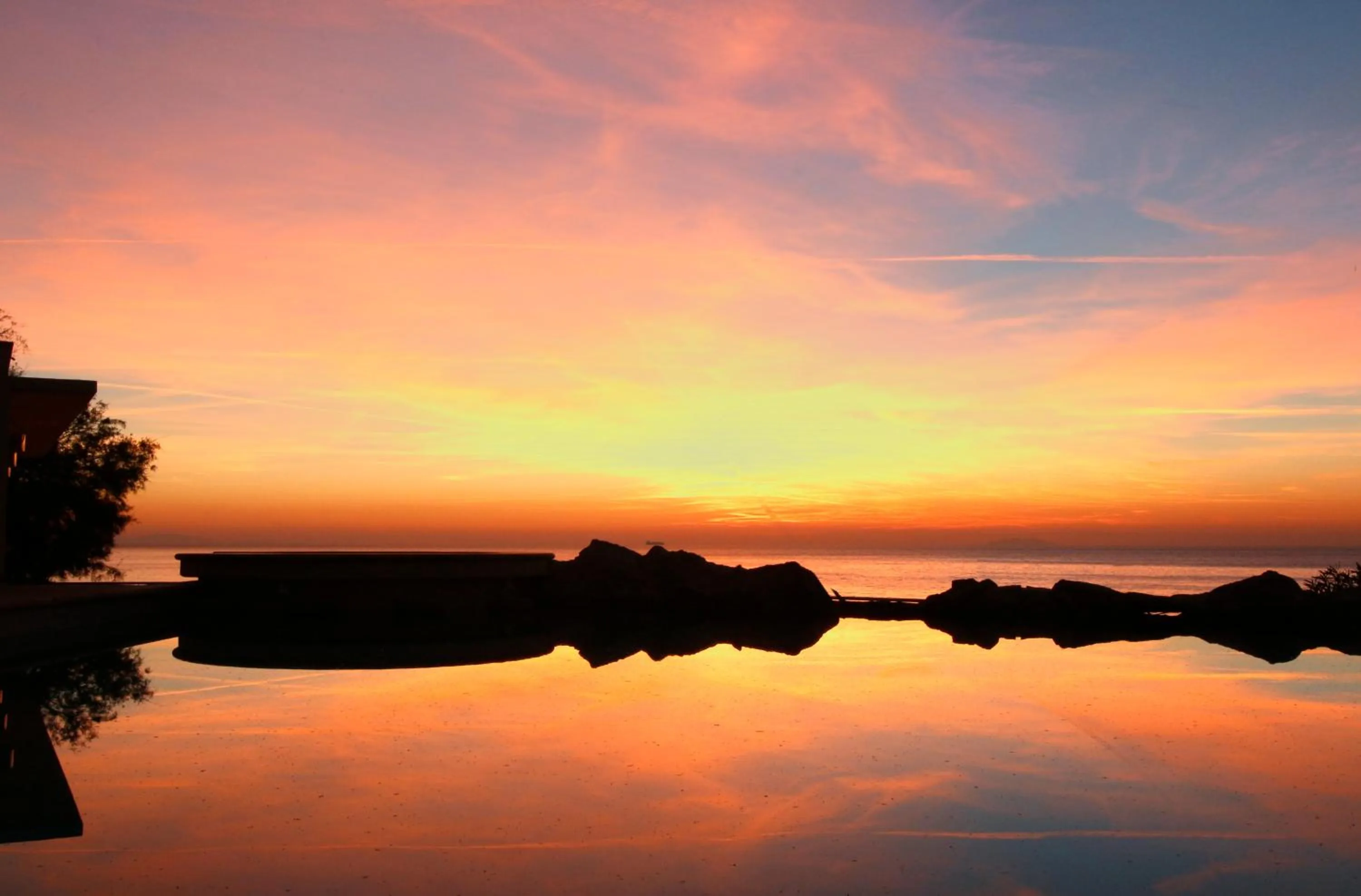 Pool view in Hotel Villa Margherita