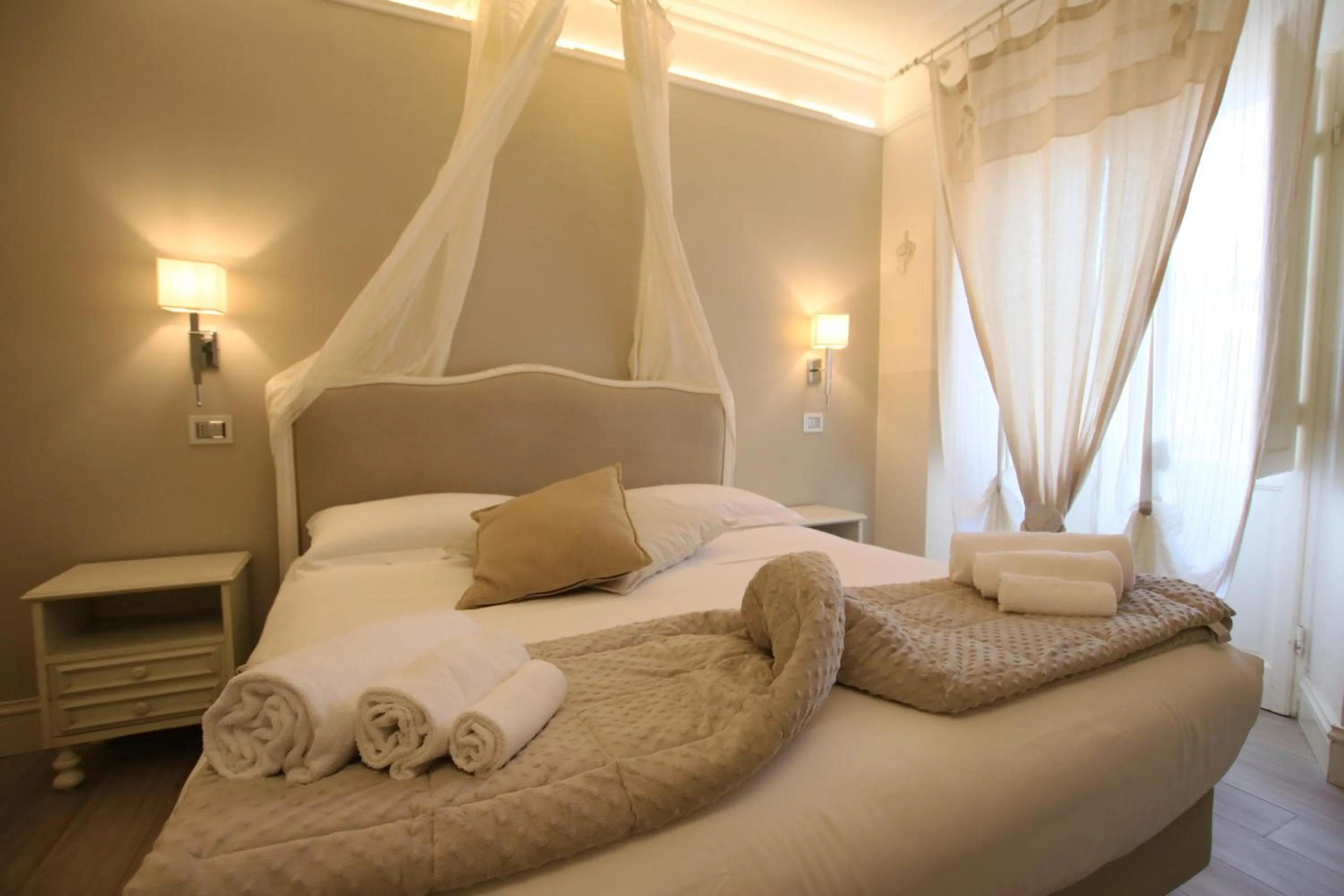 Bed in Hotel Villa Margherita