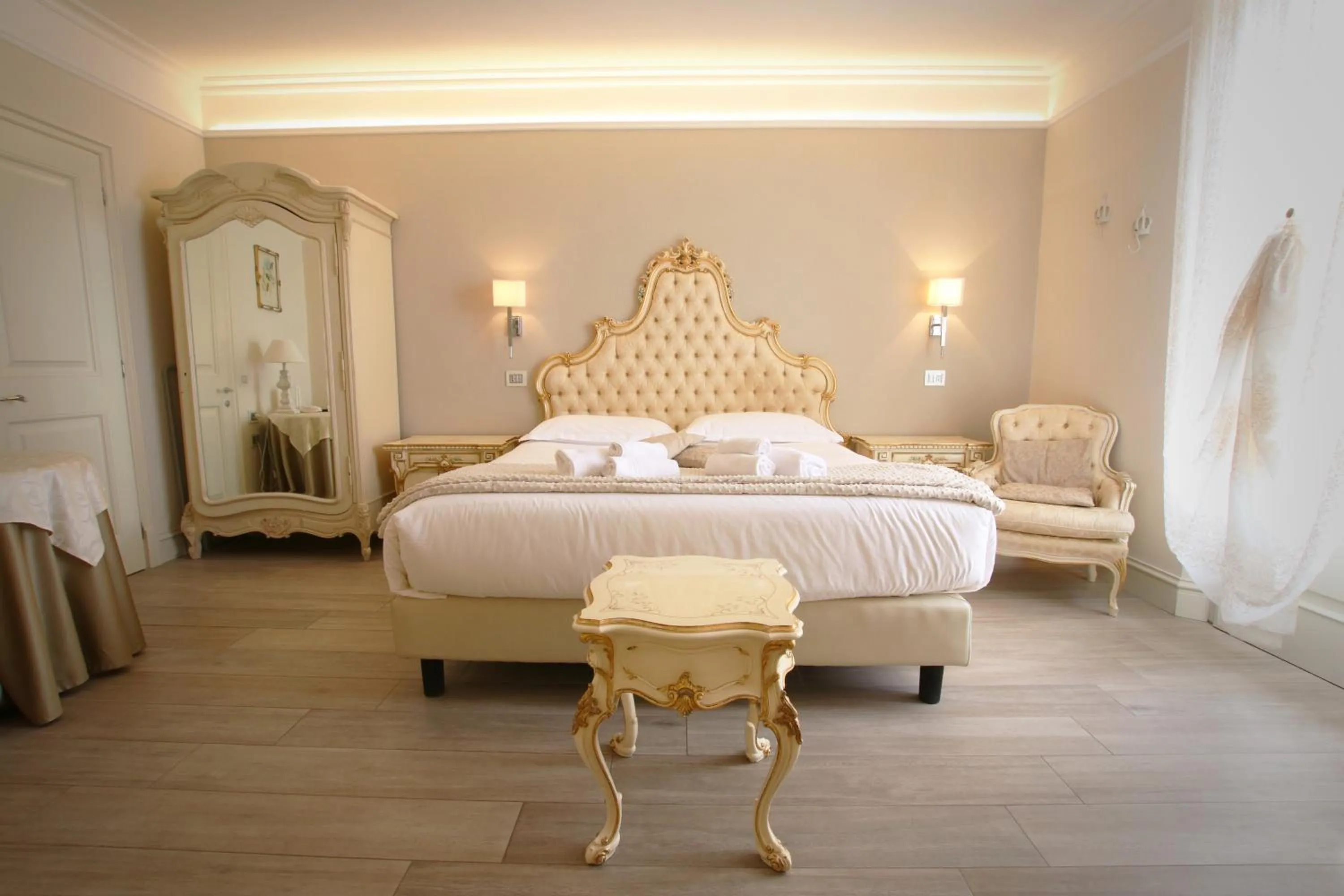 Bed in Hotel Villa Margherita