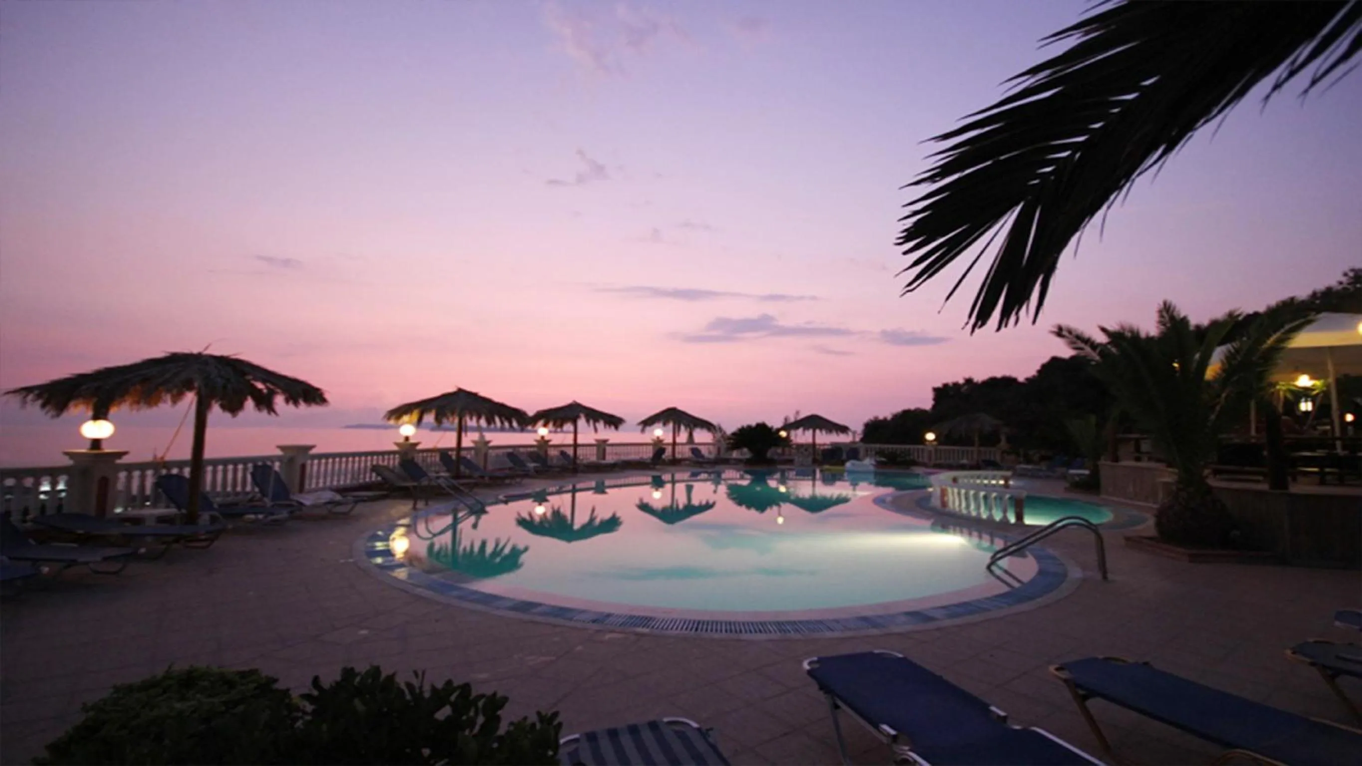Pool view in Tereza's Sunset Hotel