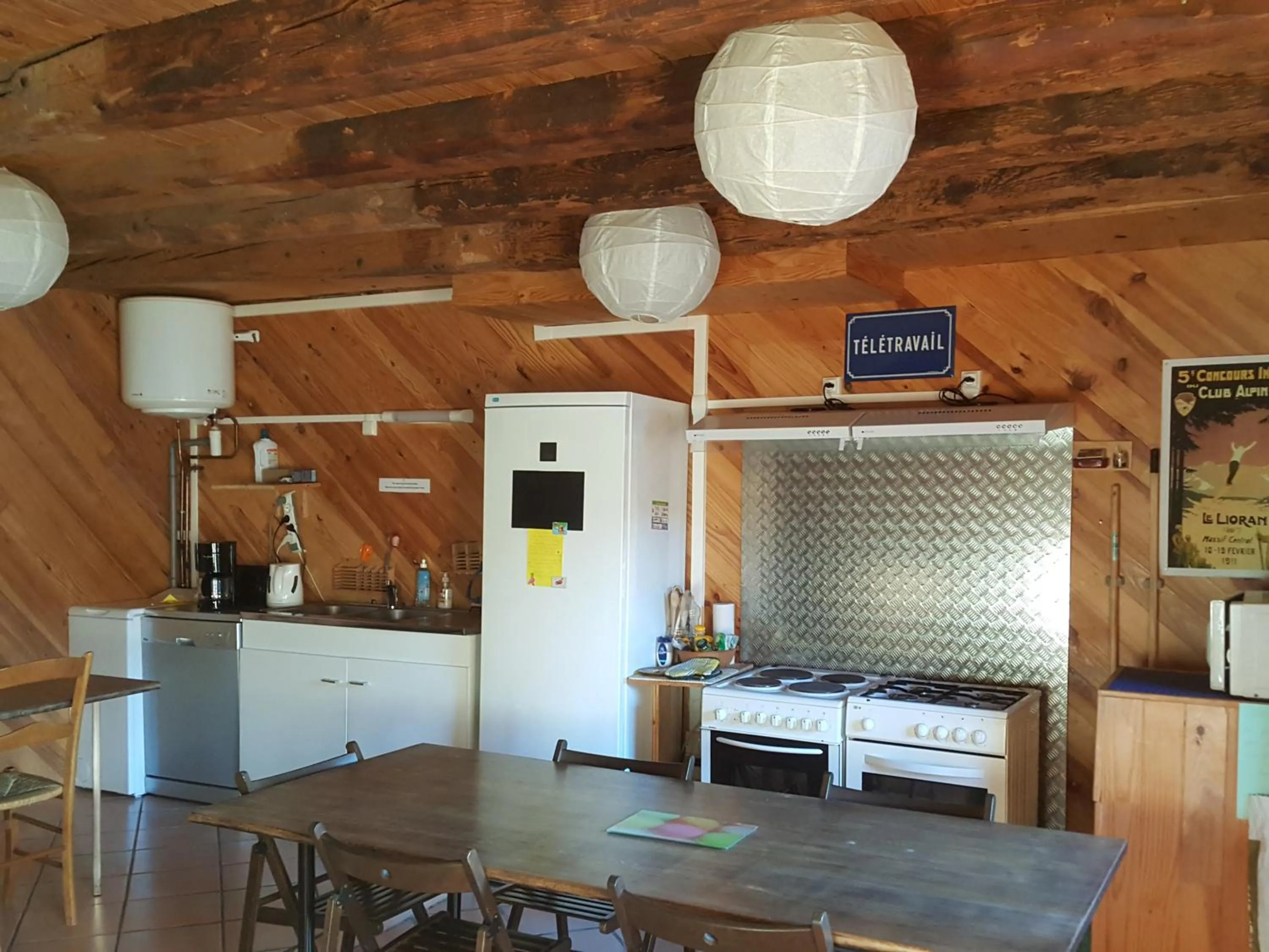 Kitchen or kitchenette in Relais des castors