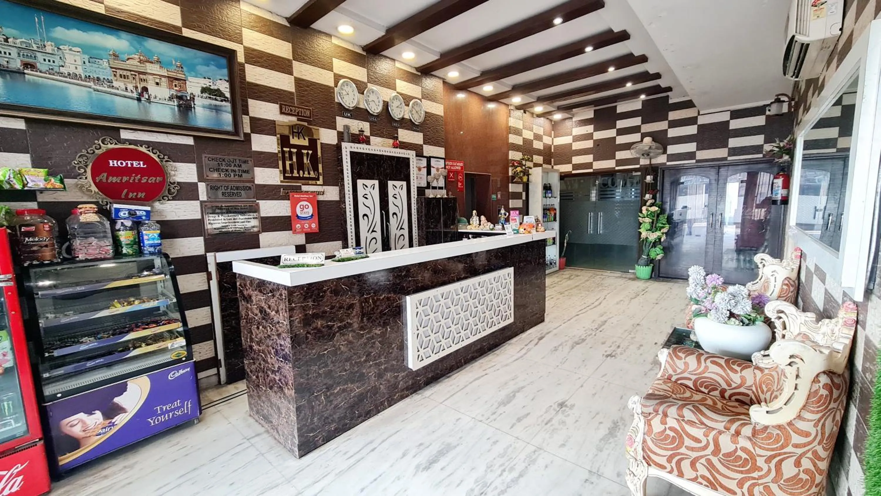 Lobby or reception in Hotel Amritsar Inn