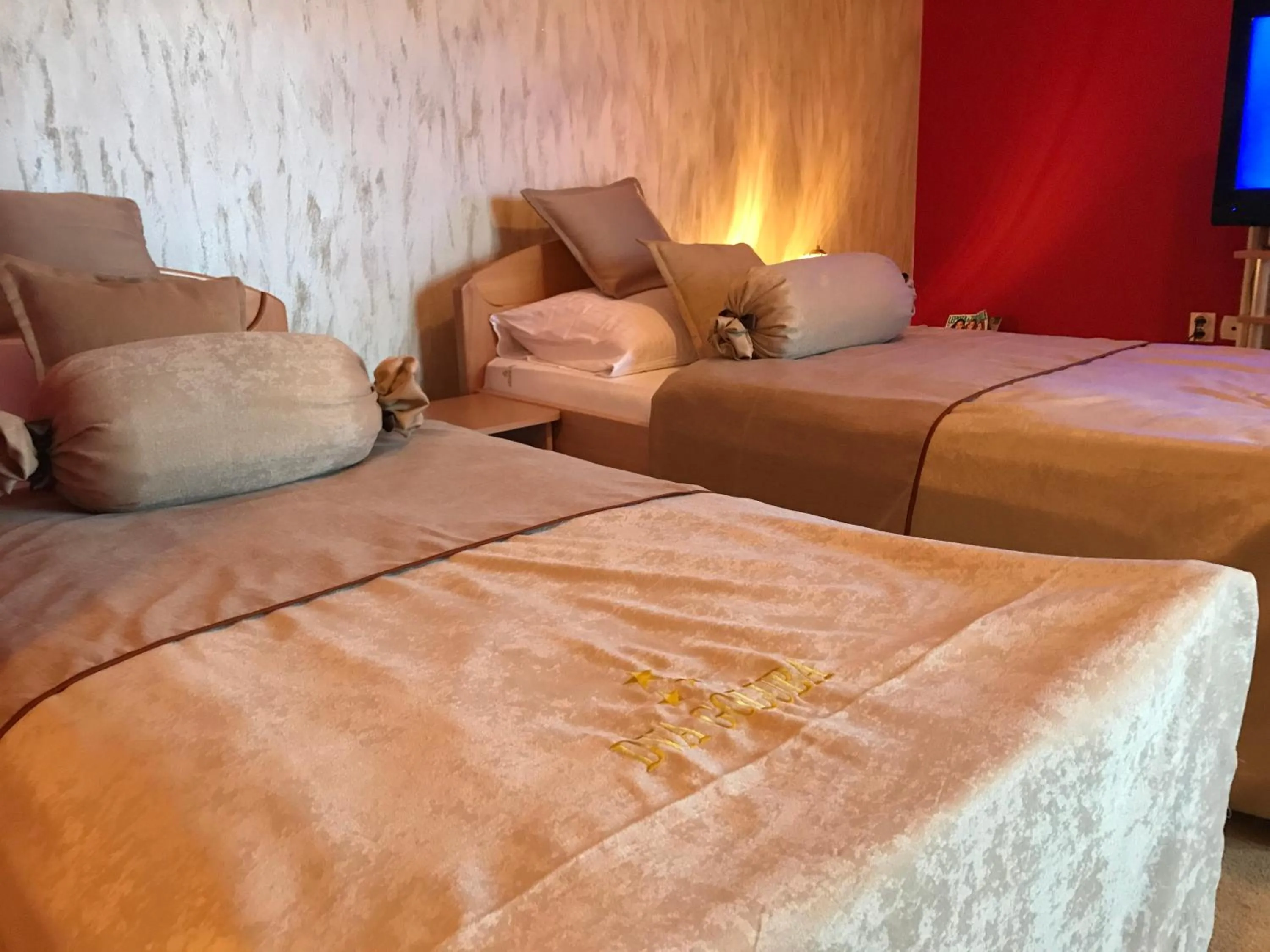 Bed in Hotel Dva Goluba