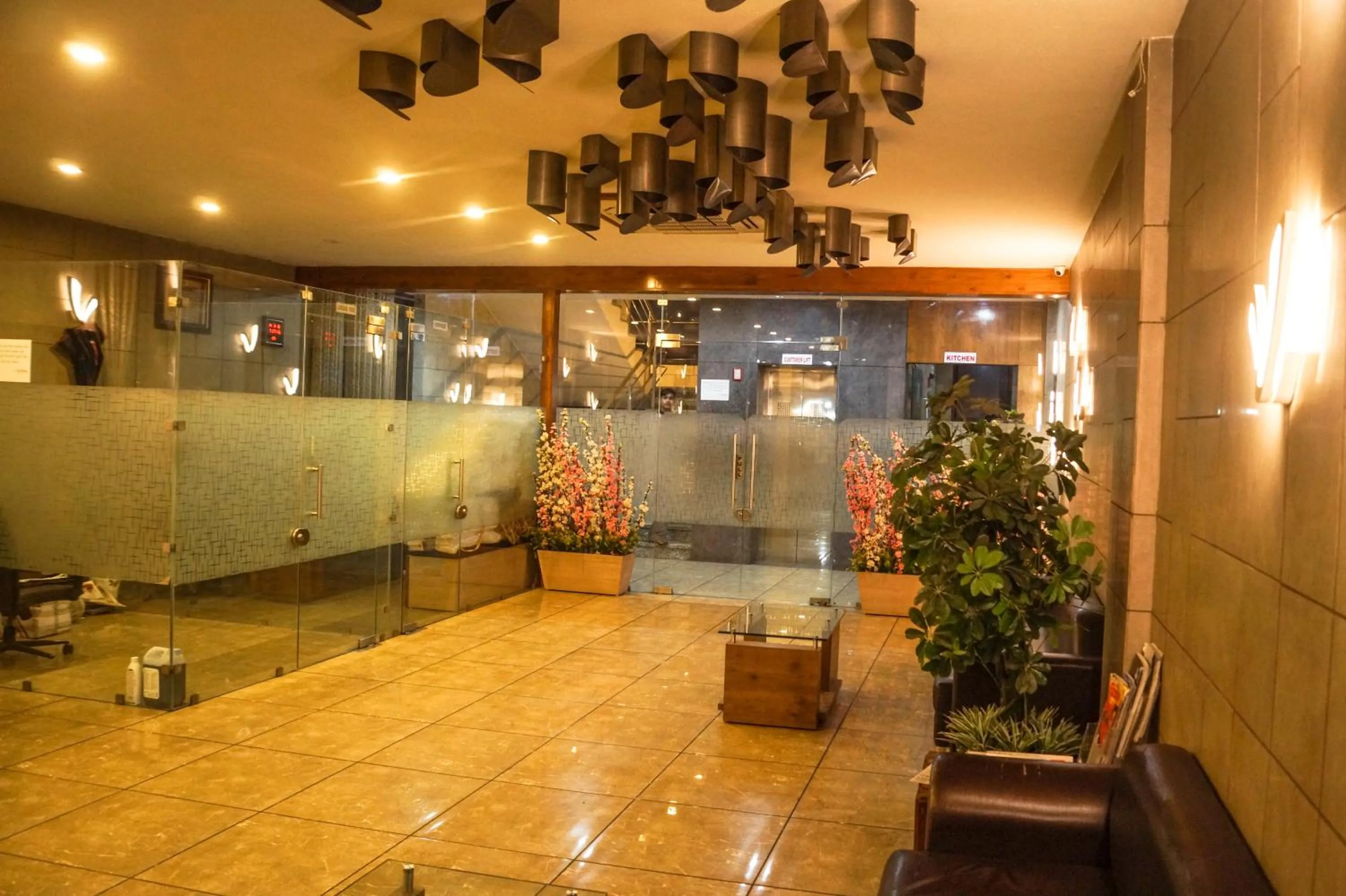 Seating area in Hotel Darshan SP Ring Road