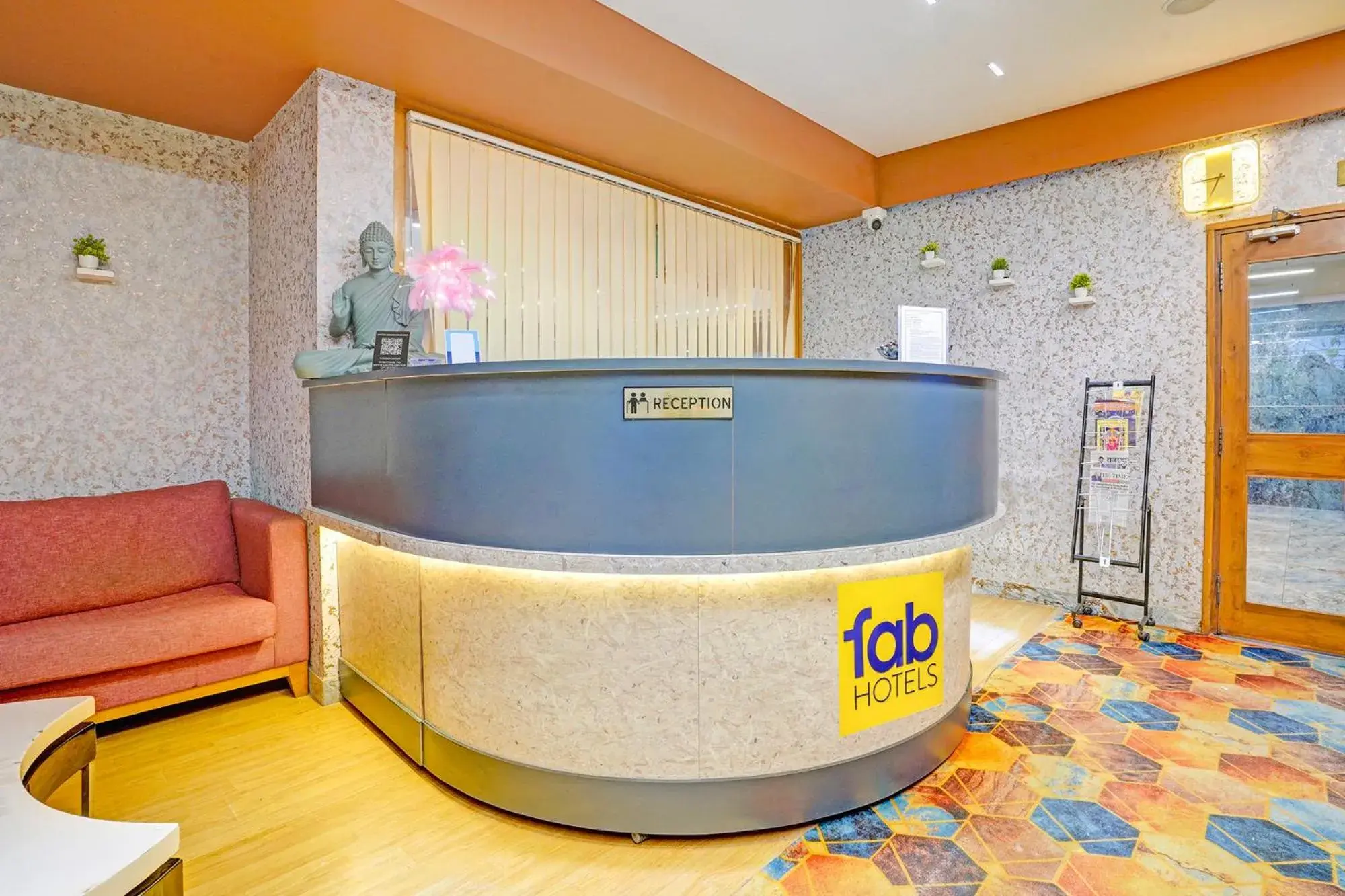 Lobby or reception in FabHotel Siddharth Inn - Nr Siddharth Bunglows Lobby or reception in FabHotel Siddharth Inn - Nr Siddharth Bunglows