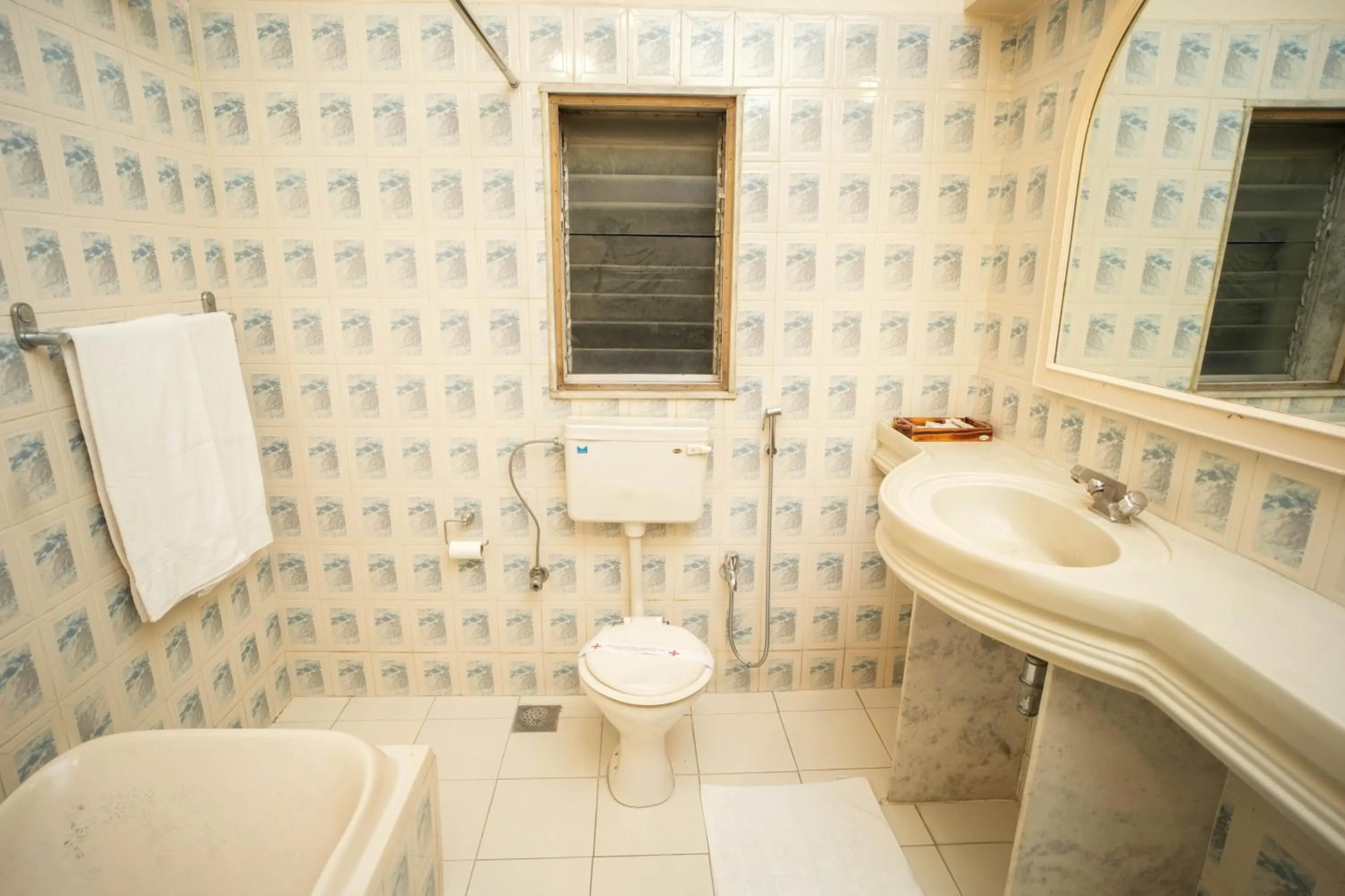 Shower in Nilambag Palace Hotel