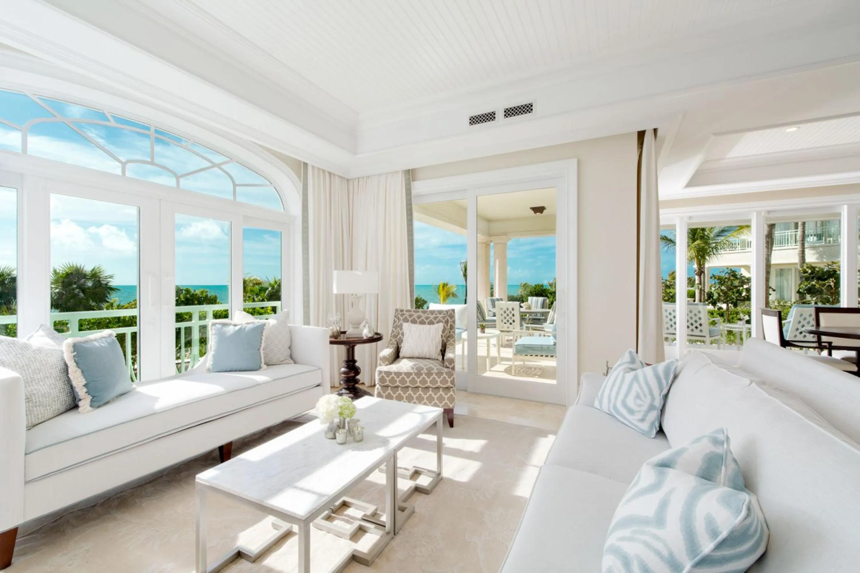 Living room in The Shore Club Turks & Caicos
