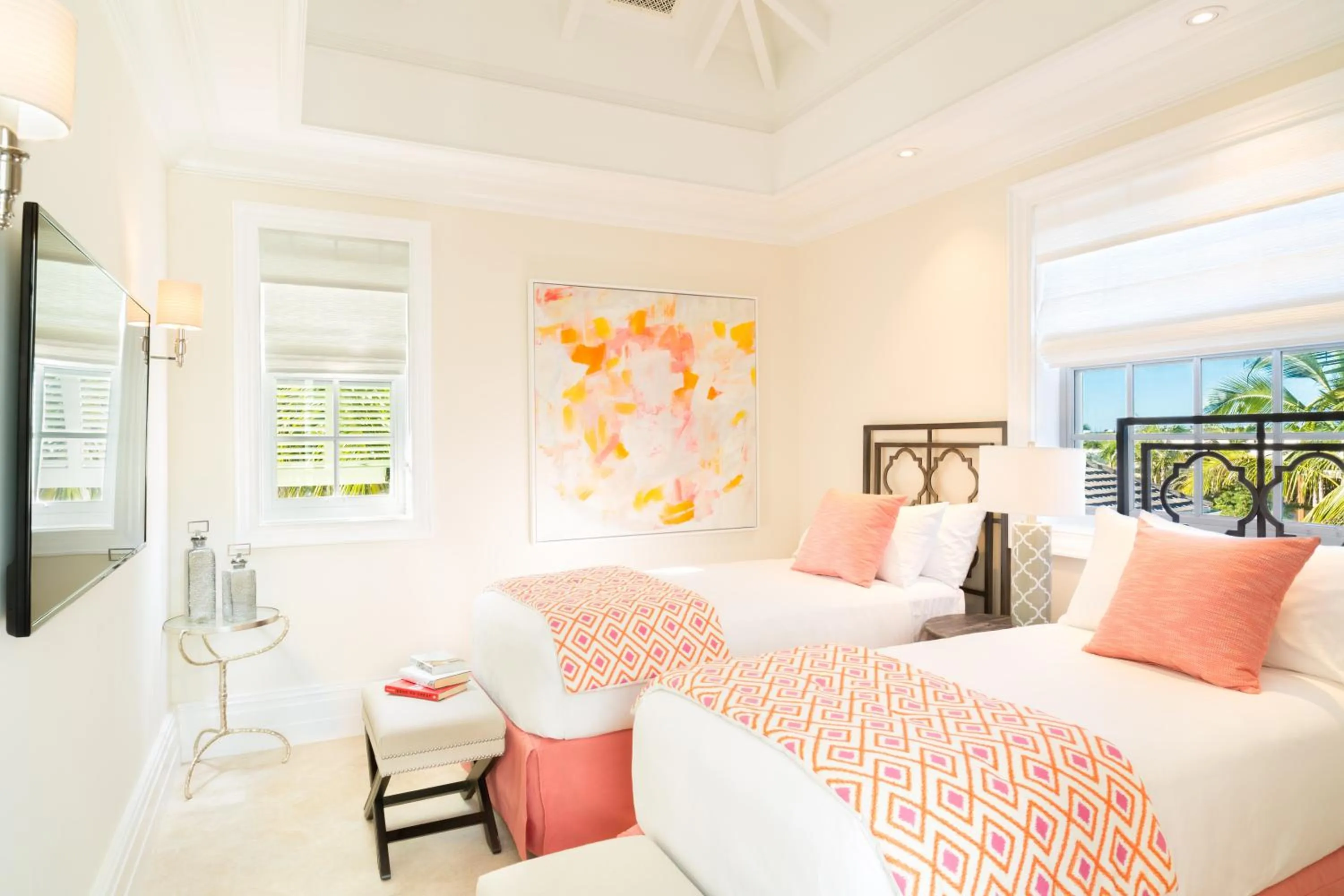 Bed in The Shore Club Turks & Caicos
