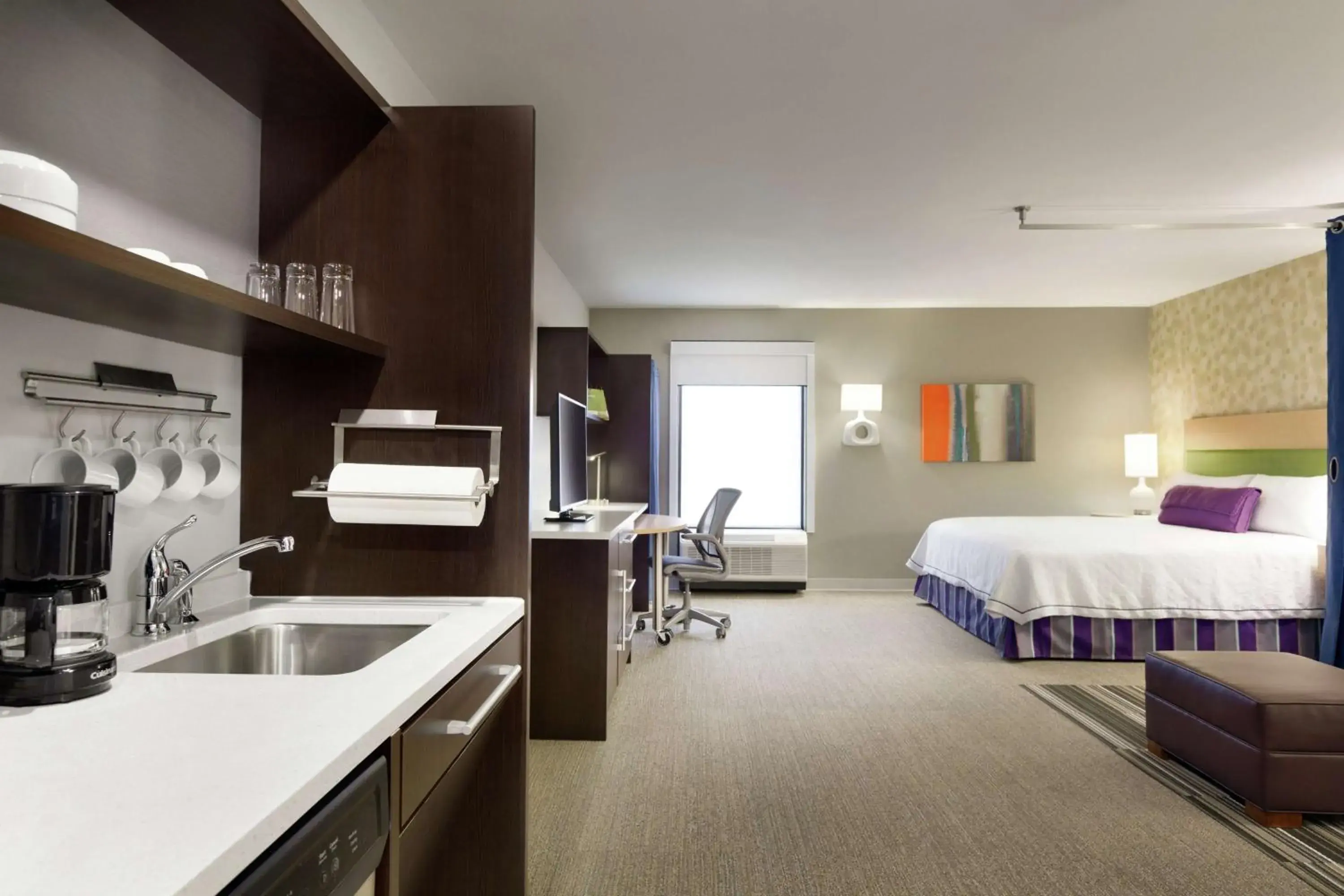 King Studio with Roll-In Shower - Disability Access/Non-Smoking in Home2 Suites By Hilton Macon I-75 North King Studio with Roll-In Shower - Disability Access/Non-Smoking in Home2 Suites By Hilton Macon I-75 North