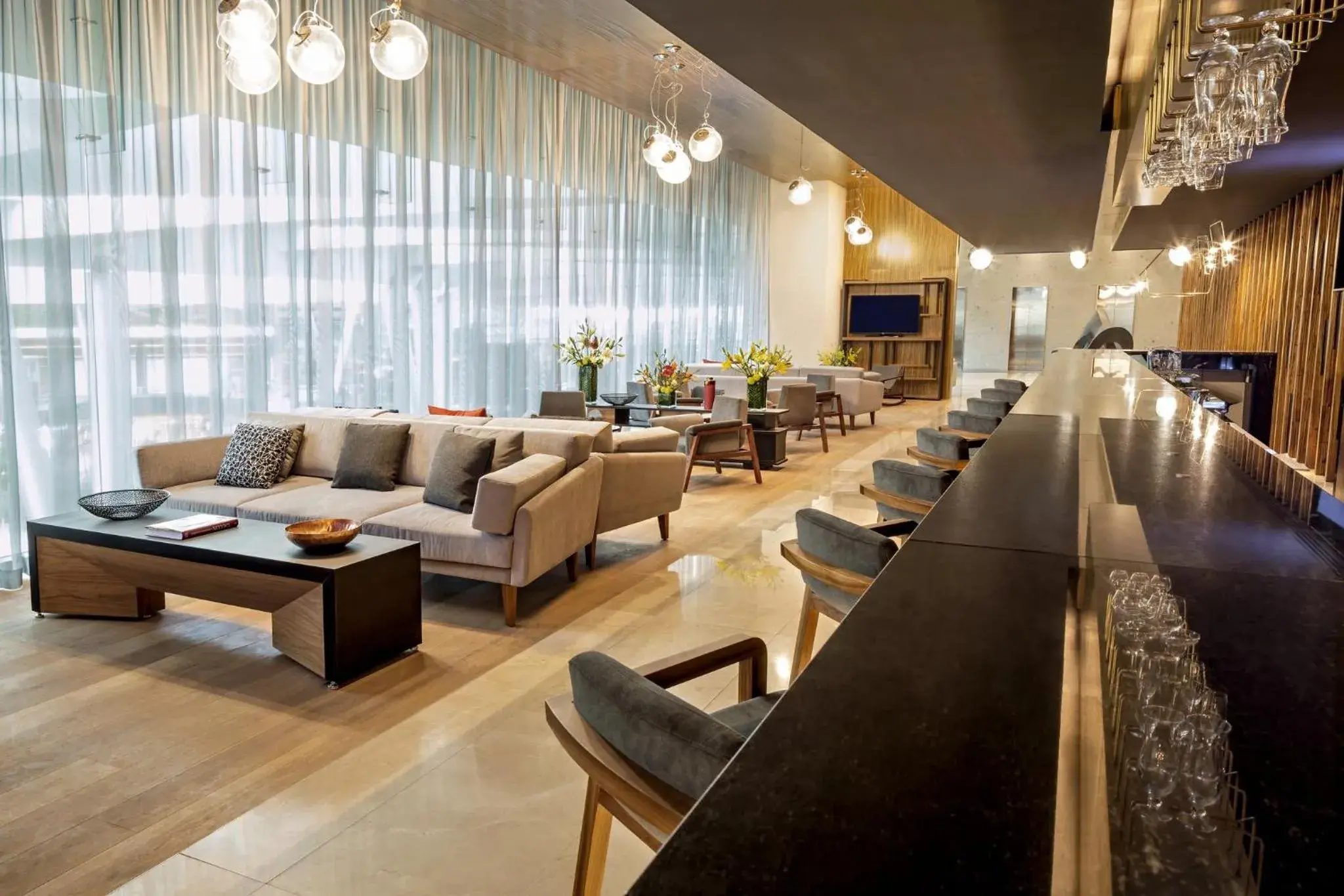 Lobby or reception in Fiesta Americana Mexico Toreo Lobby or reception in Fiesta Americana Mexico Toreo