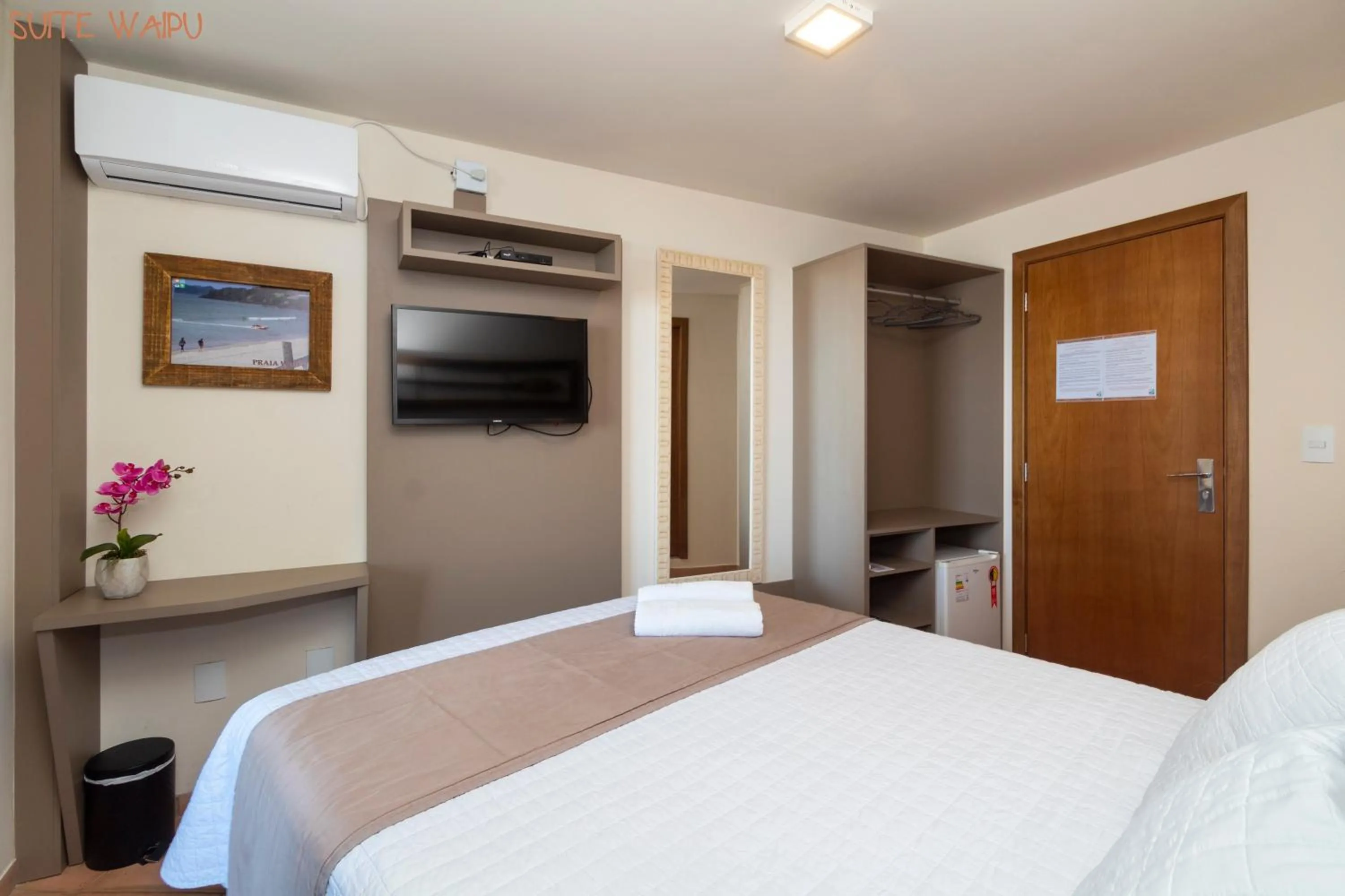 Bed in Pousada Kia Ora Bombinhas