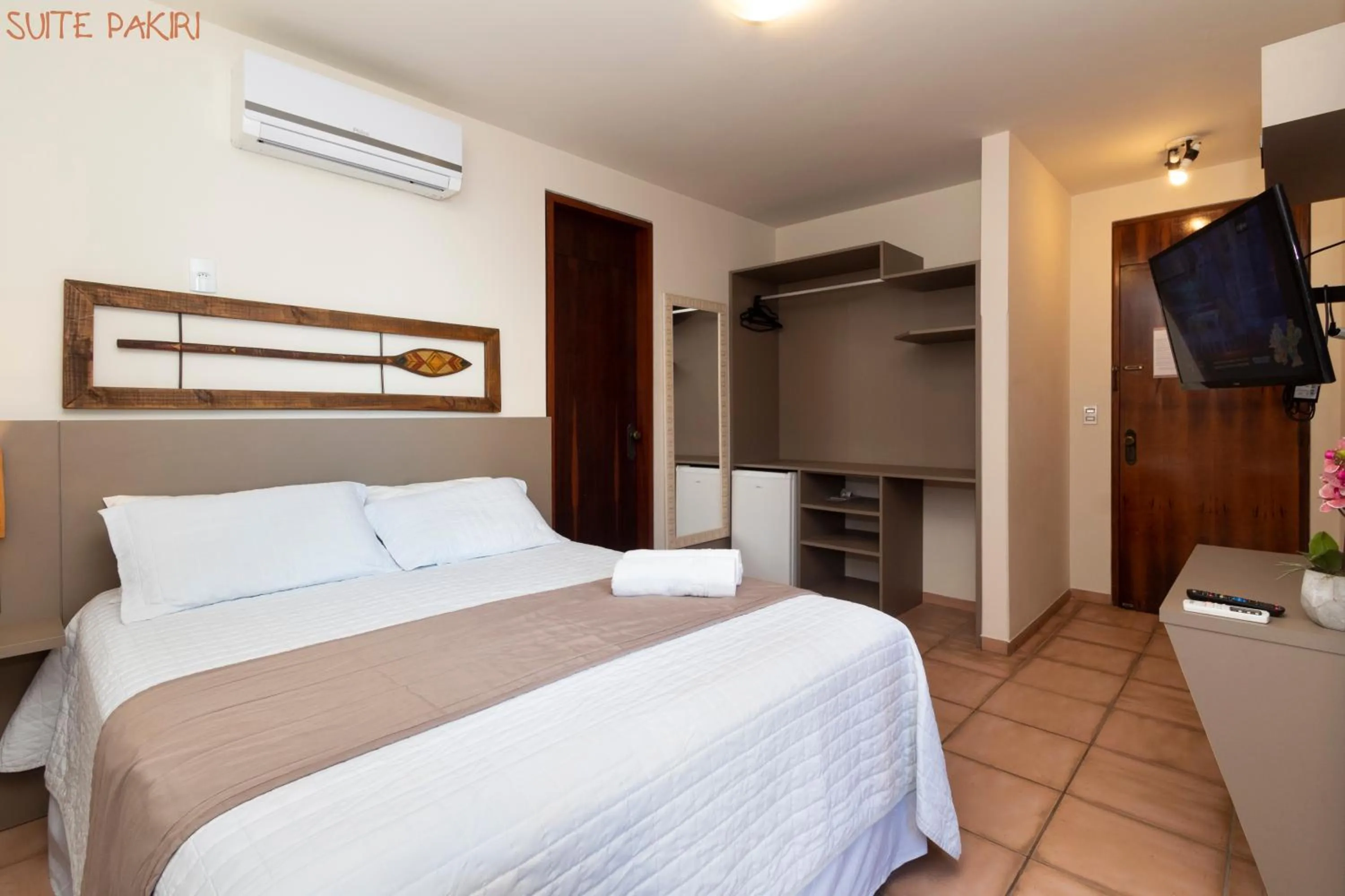 Bed in Pousada Kia Ora Bombinhas