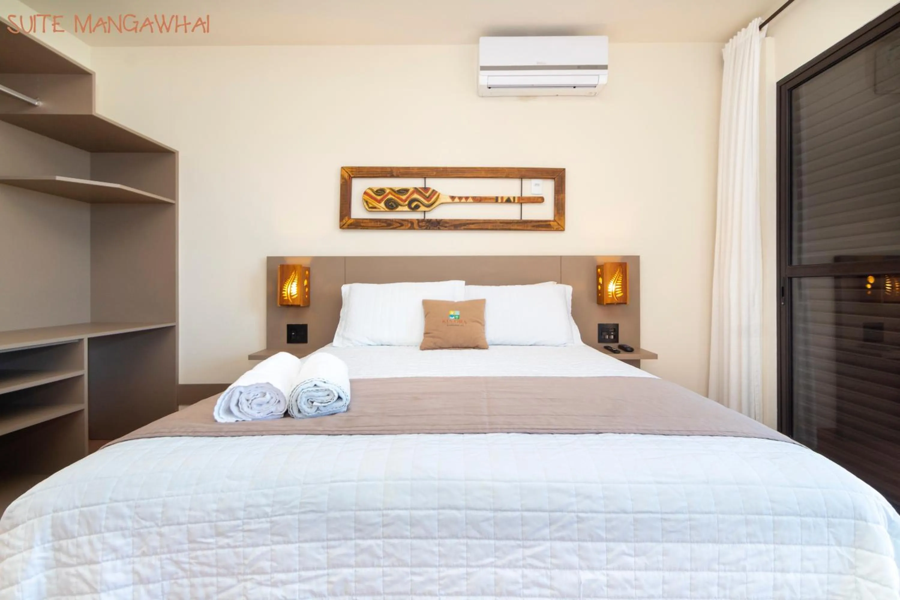 Bed in Pousada Kia Ora Bombinhas