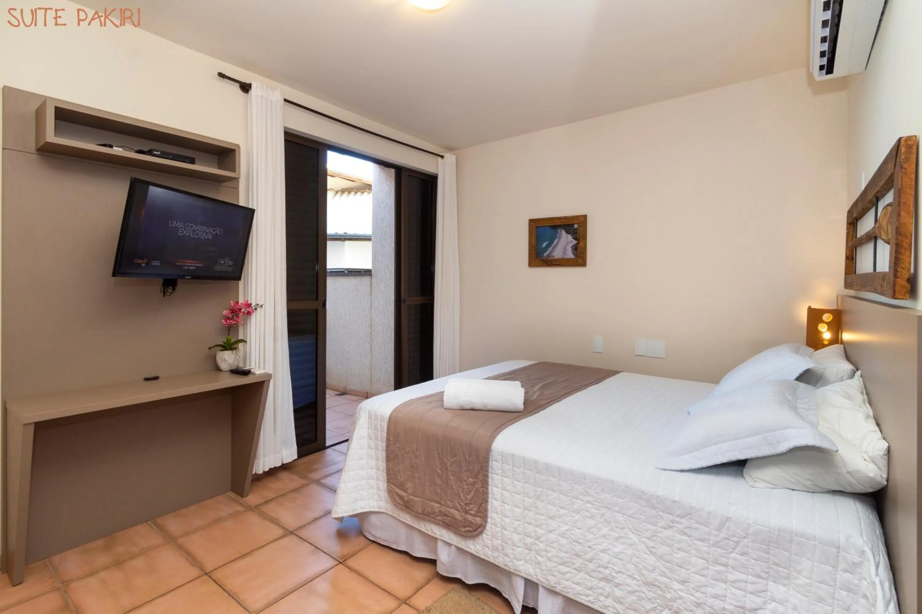 Bed in Pousada Kia Ora Bombinhas