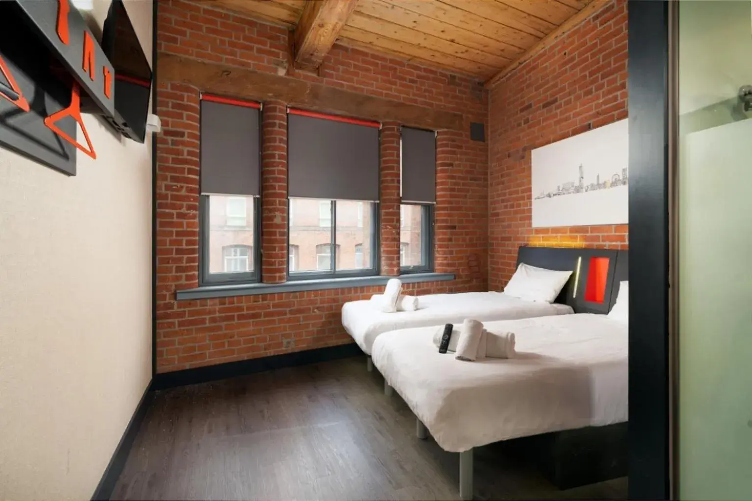Bed in easyHotel Manchester Bed in easyHotel Manchester