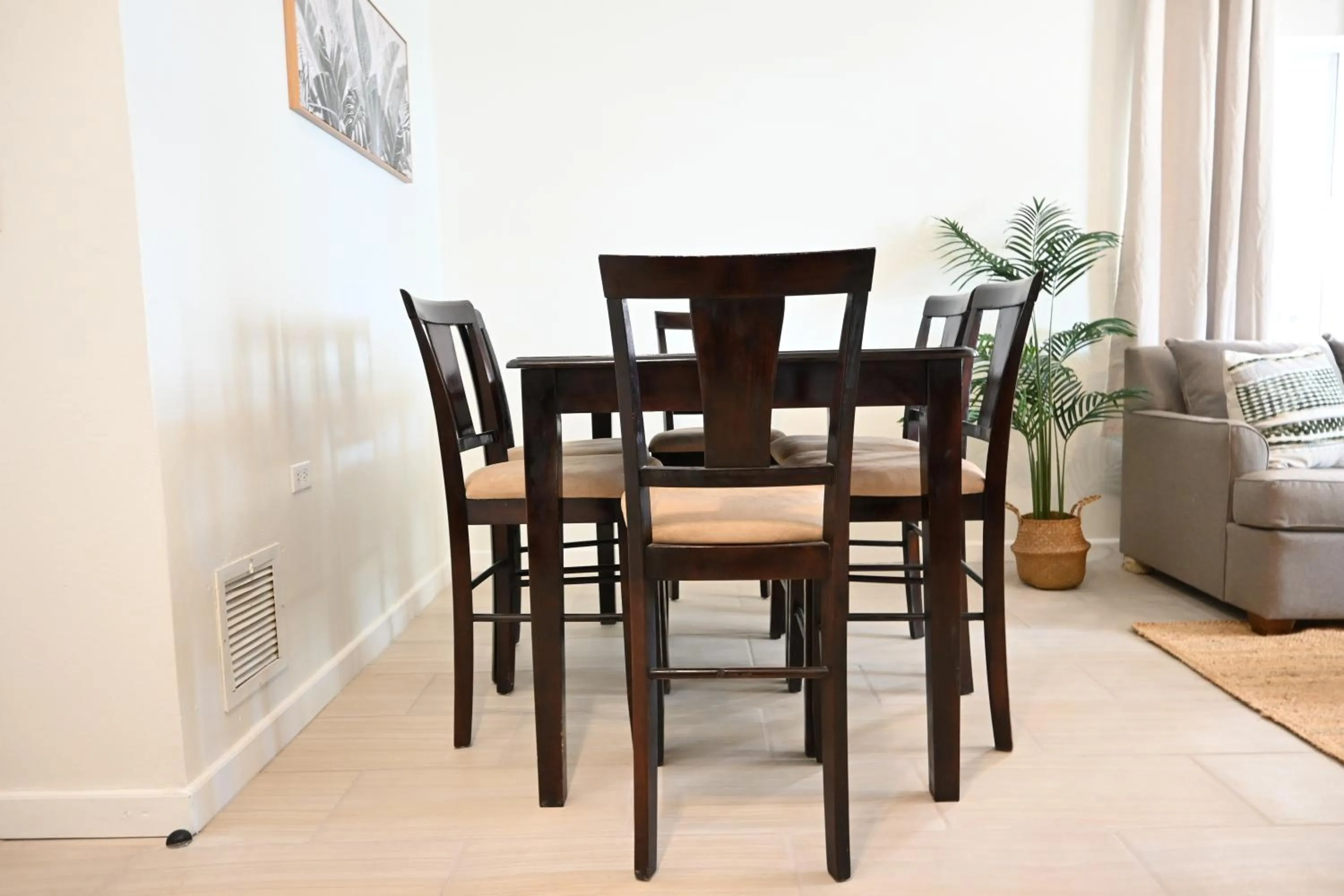 Dining area in The Palapa House