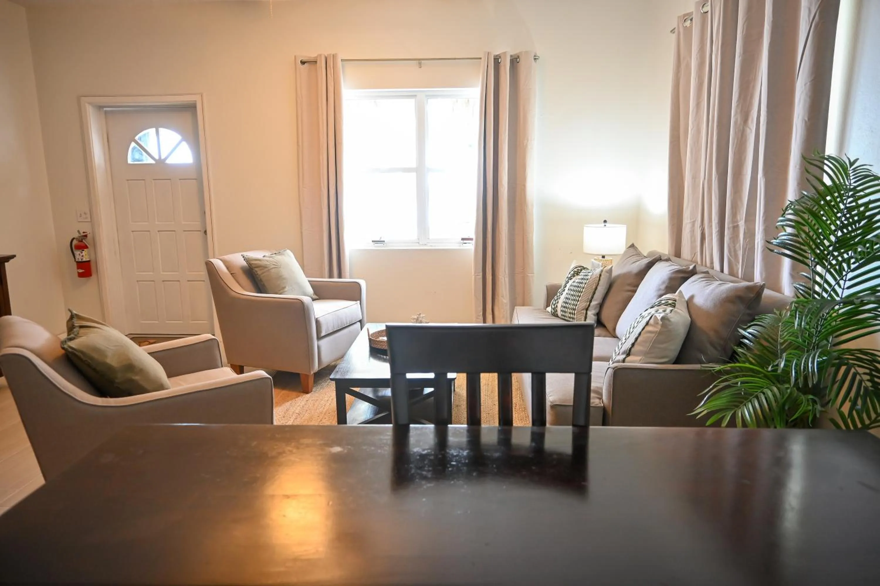 Living room in The Palapa House