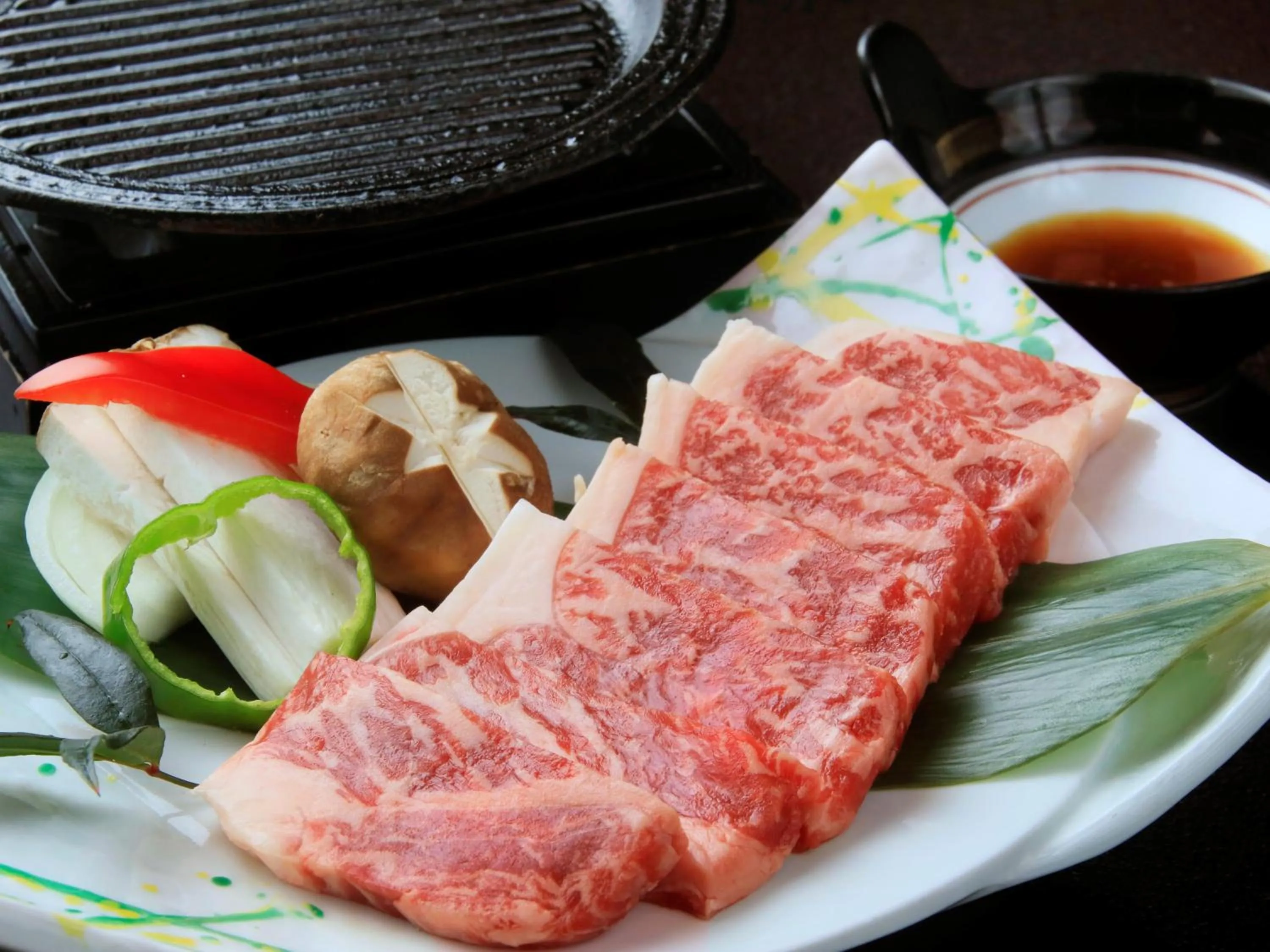 Food close-up in Ginshotei Awashima