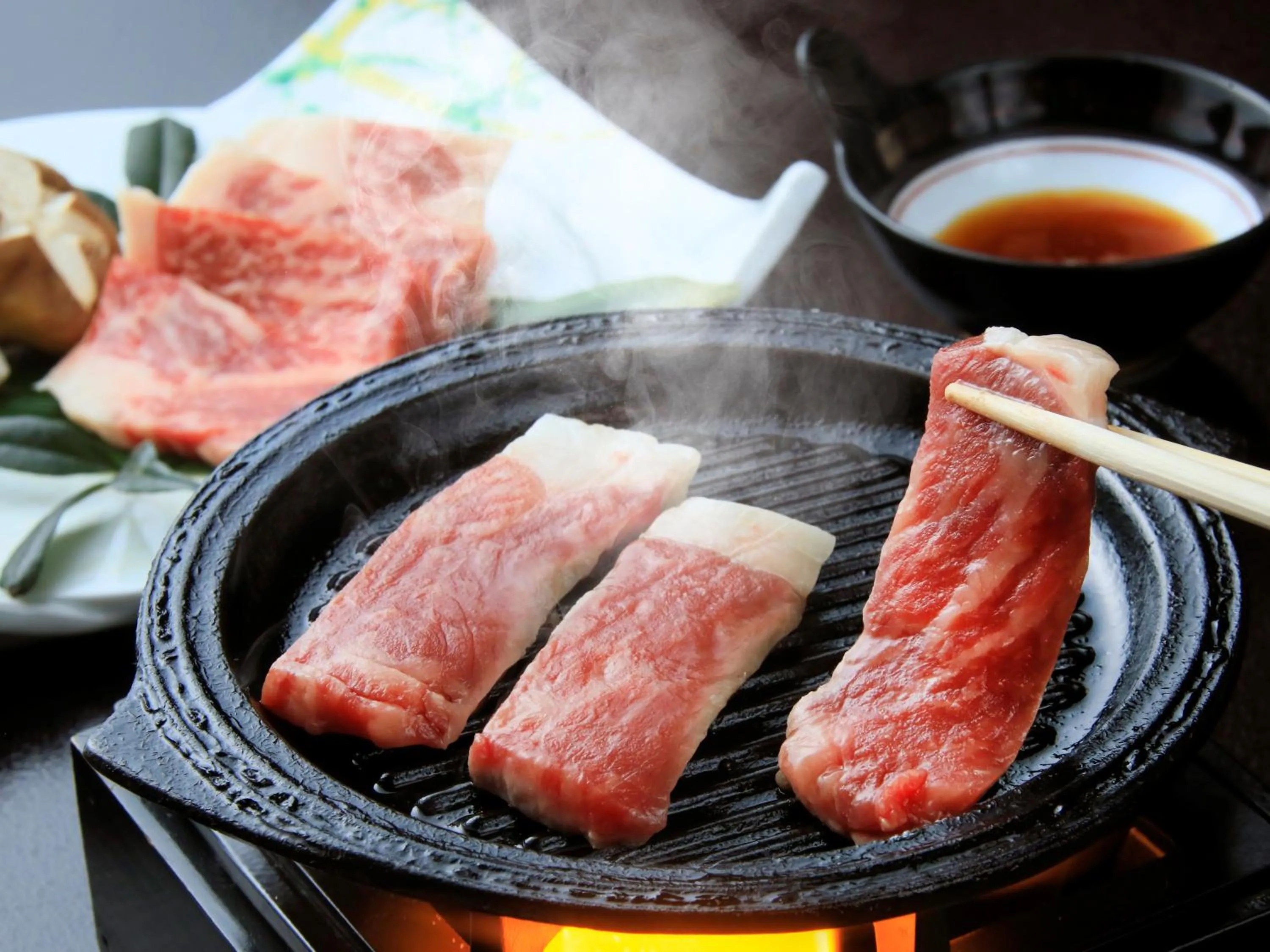 Food close-up in Ginshotei Awashima