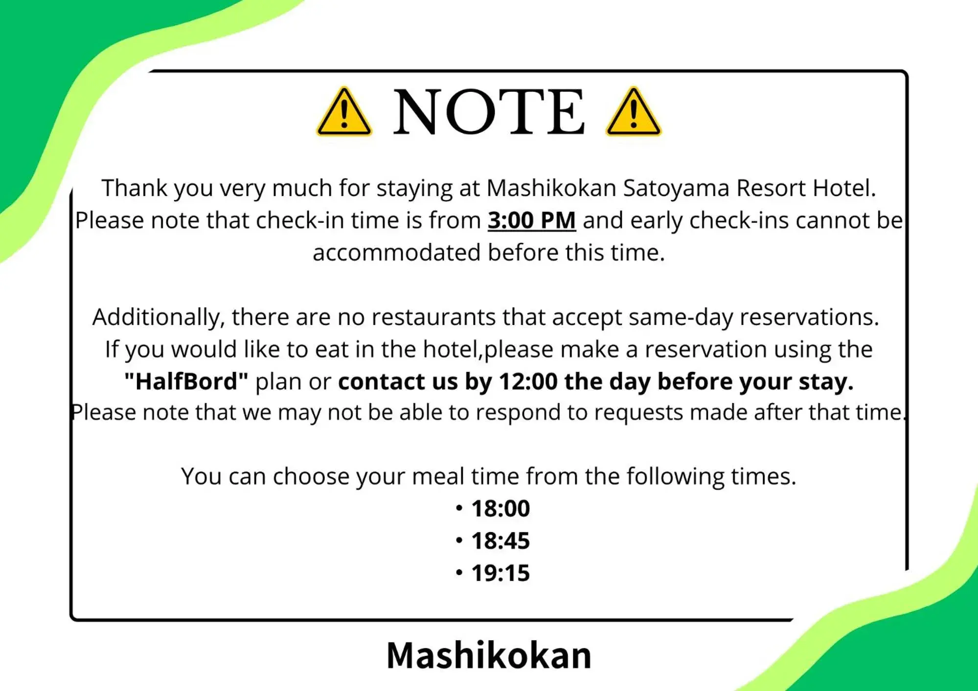 Mashikokan Satoyama Resort Hotel Mashikokan Satoyama Resort Hotel