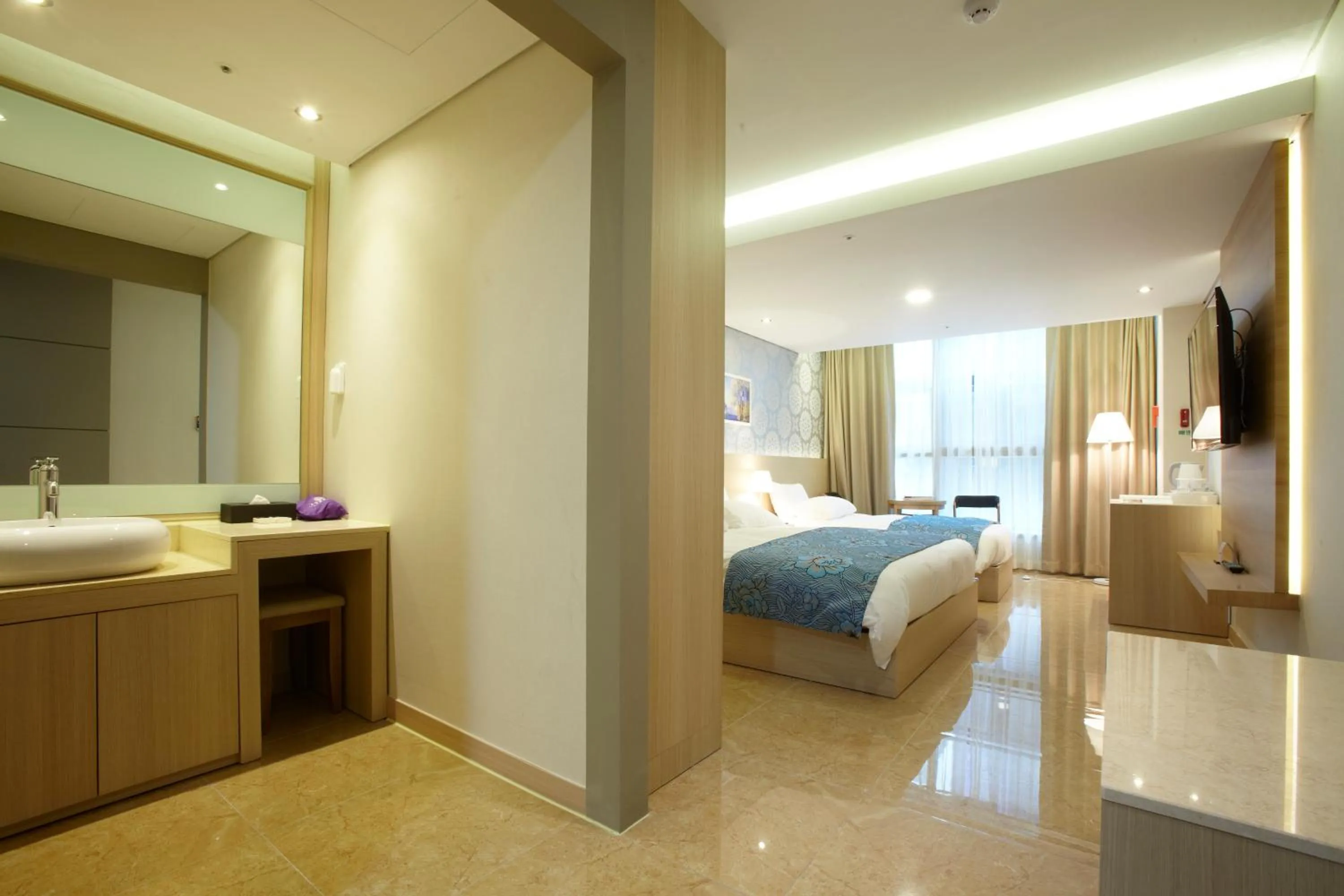 Bedroom in Hotel Sopra Incheon Cheongna